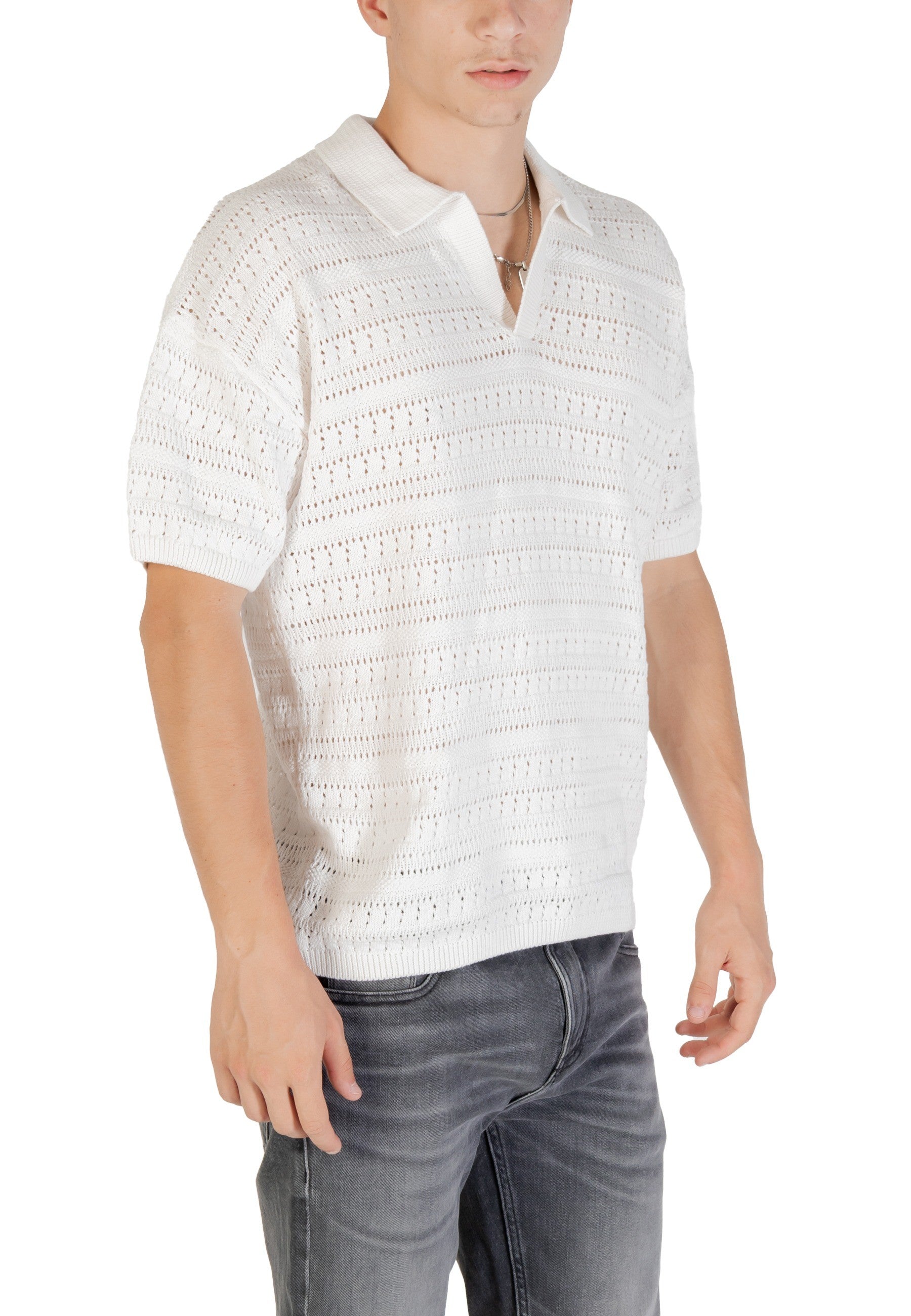 Only & Sons Polo homme — white