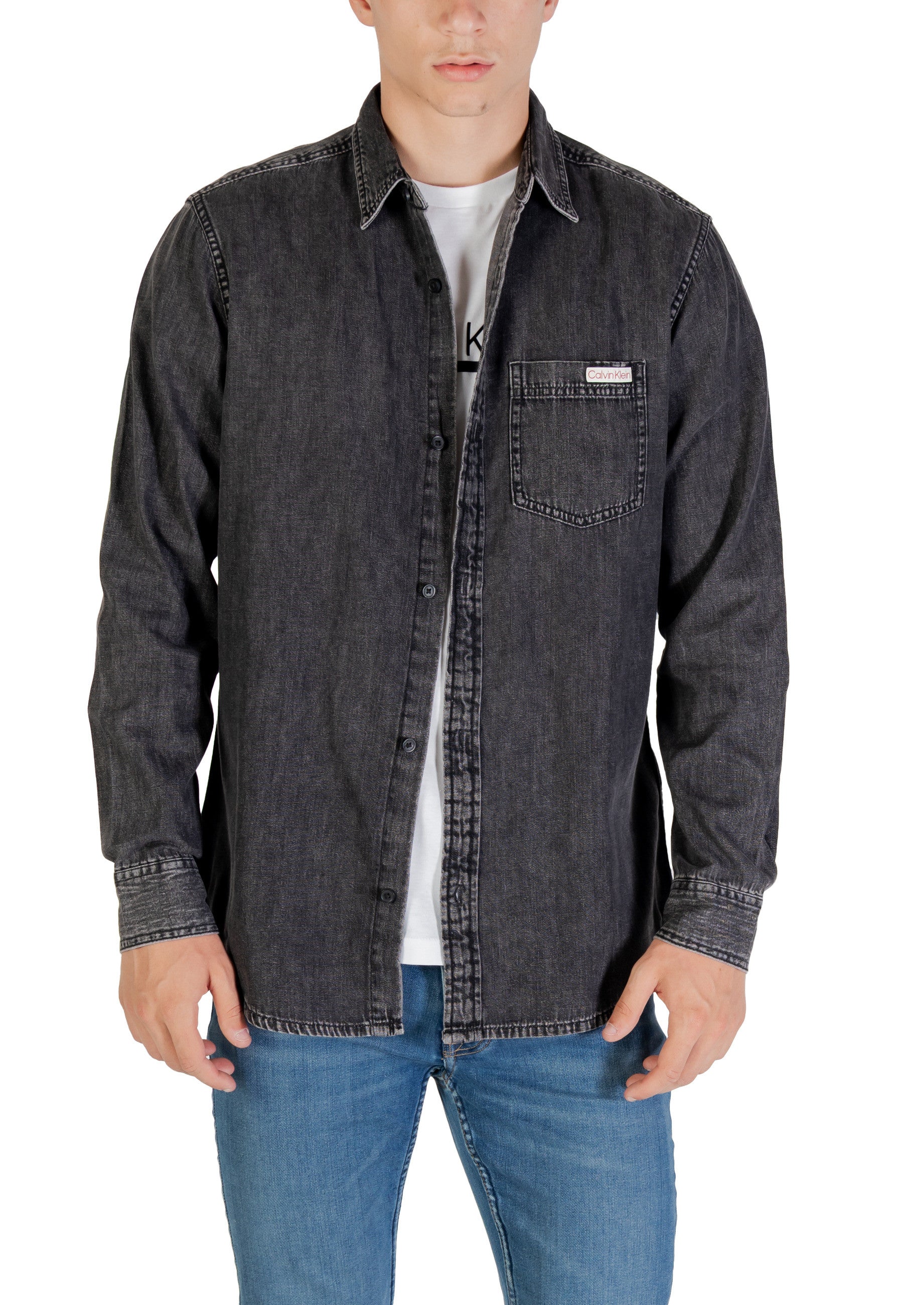Calvin Klein Jeans Chemise homme Chemises — black