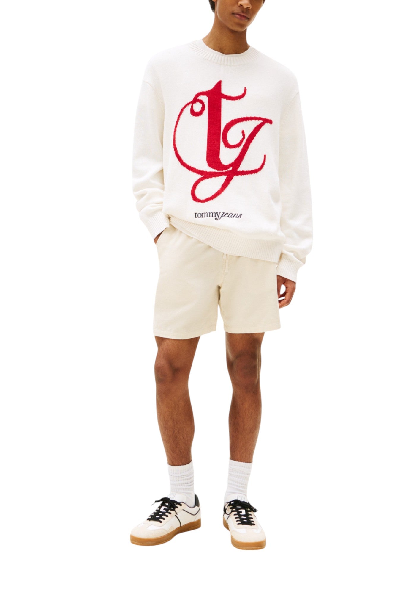 Tommy Hilfiger Jeans Pull homme — white