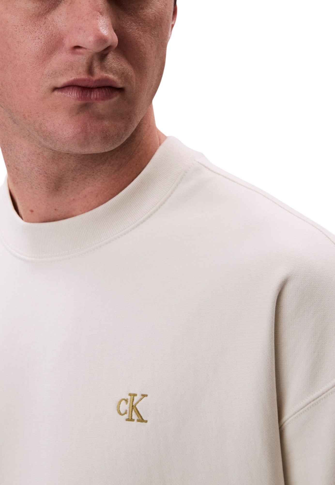 Calvin Klein Jeans Sweat homme Sweatshirts — white
