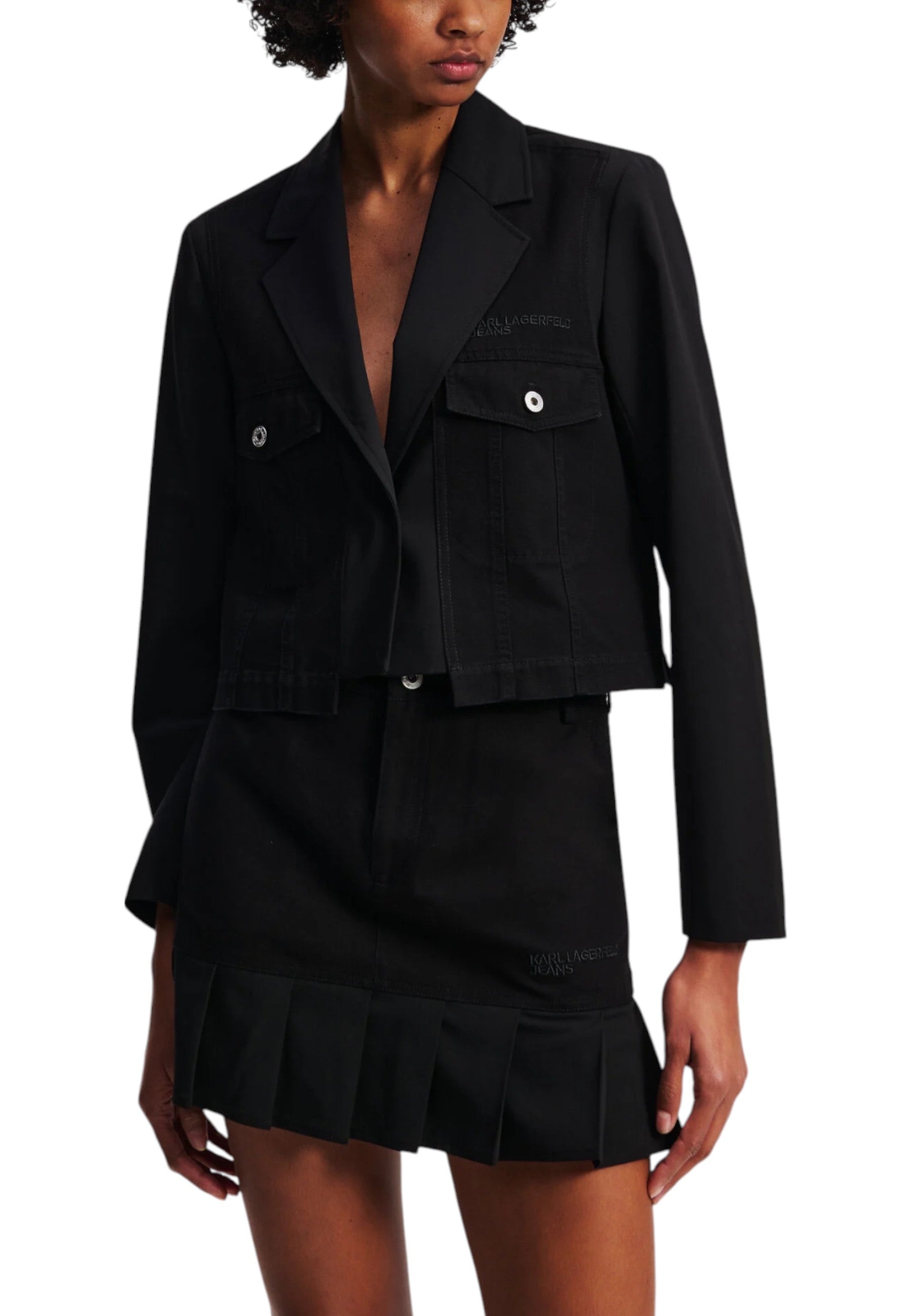 Karl Lagerfeld Jeans Jean femme Jaquettes — black