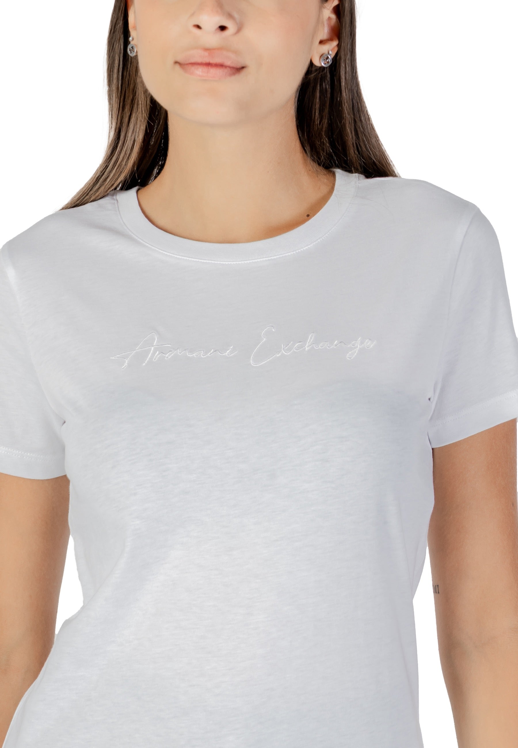 Armani Exchange T-shirt femme — white