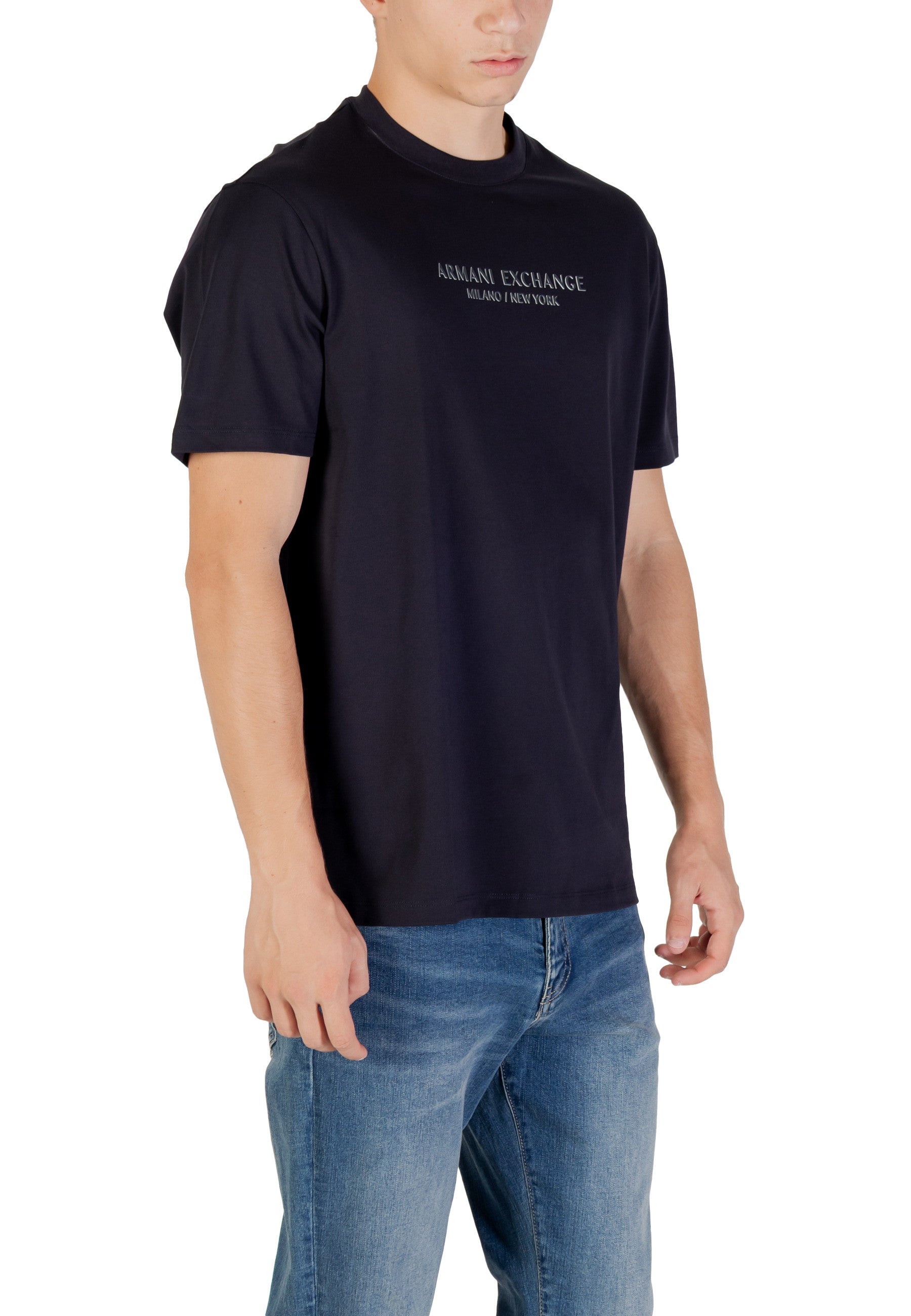 Armani Exchange T-shirt homme — blue