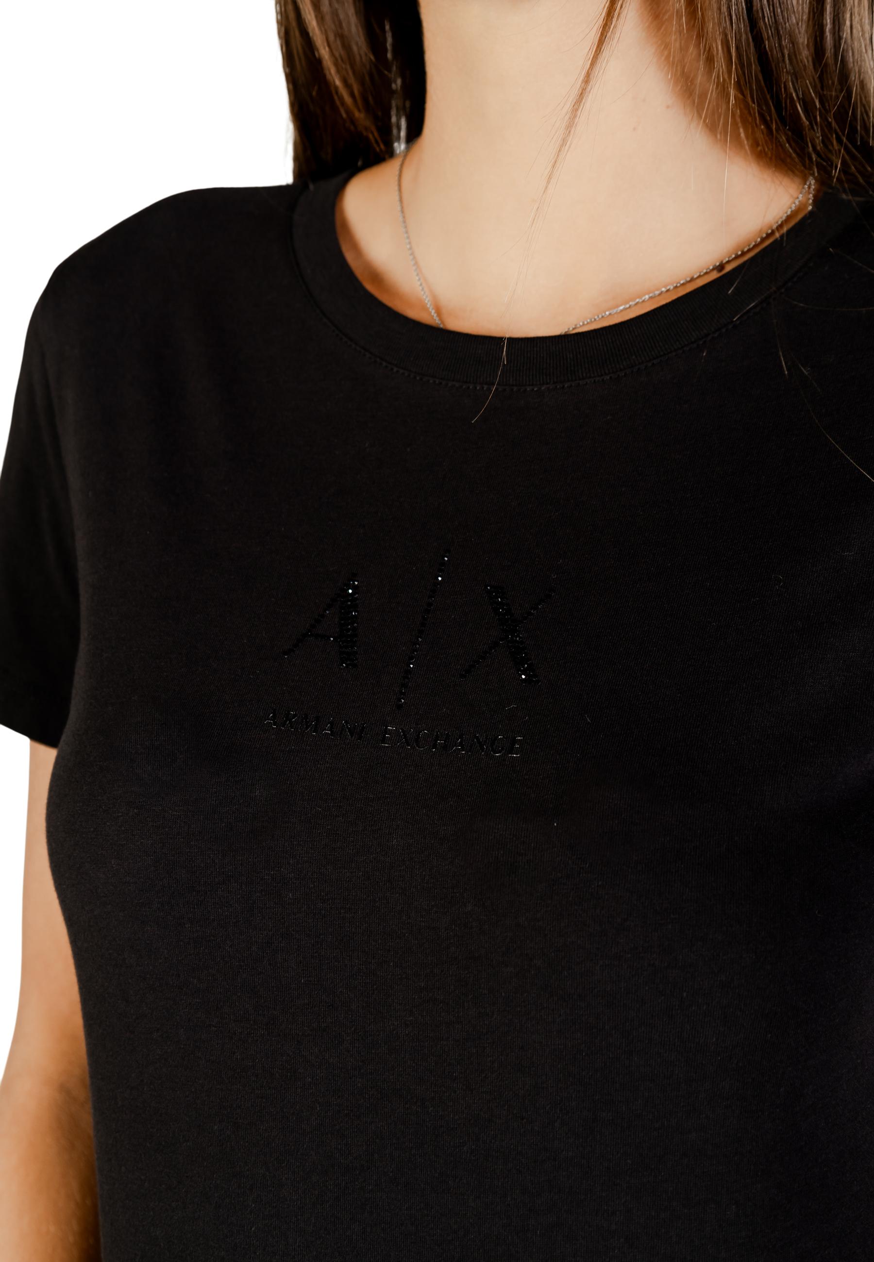 Armani Exchange T-shirt femme — black