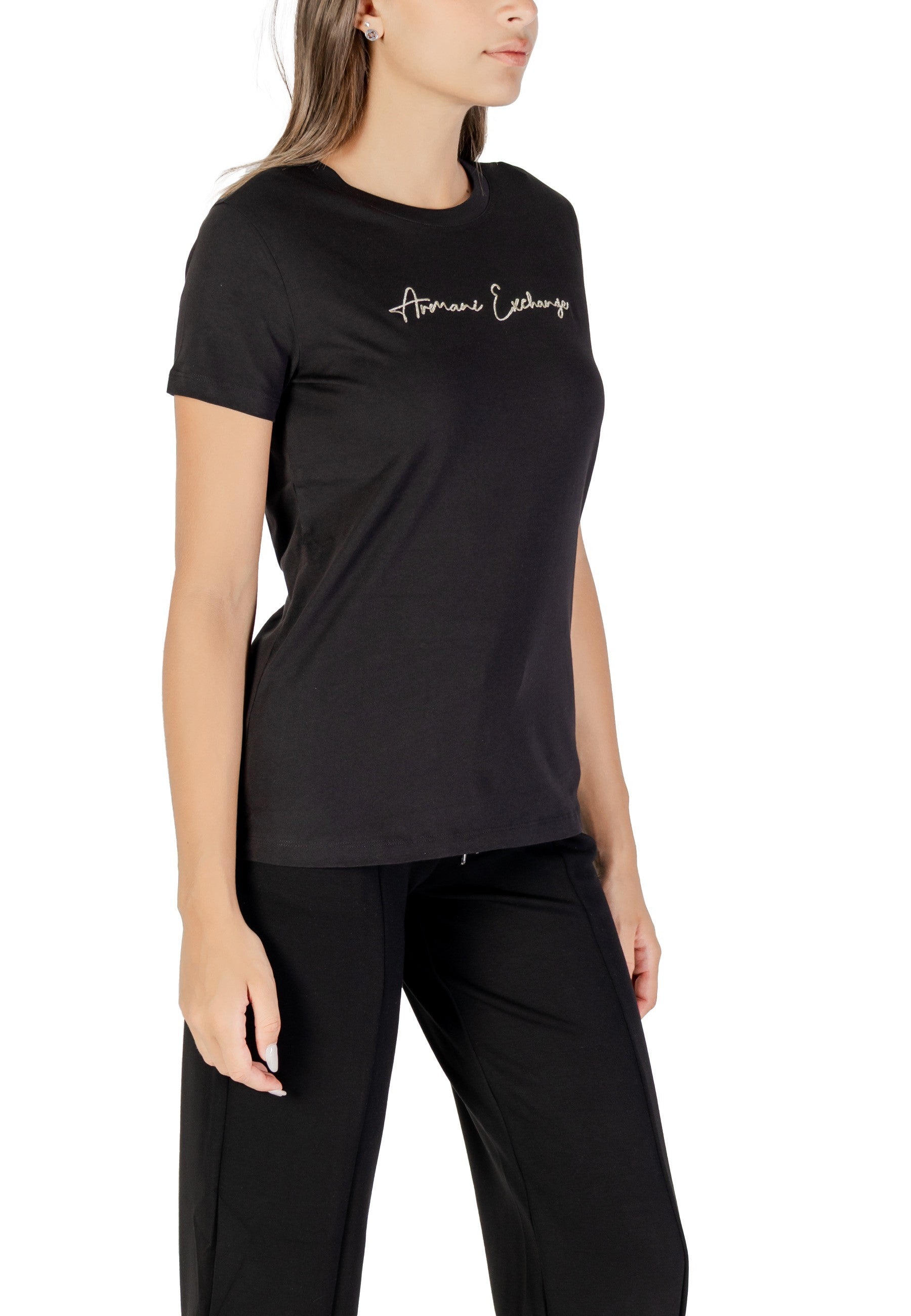 Armani Exchange T-shirt femme — black