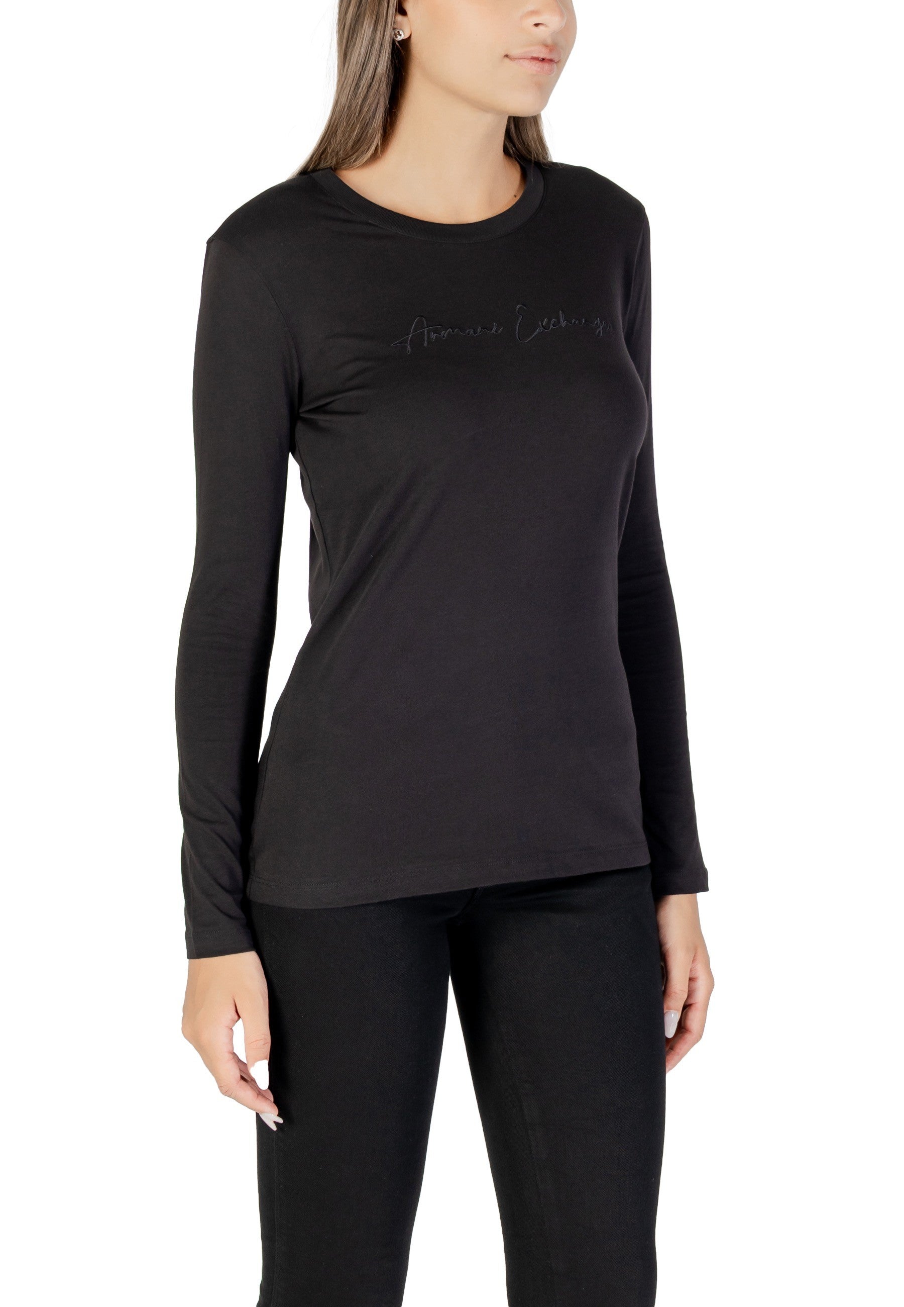 Armani Exchange T-shirt femme — black