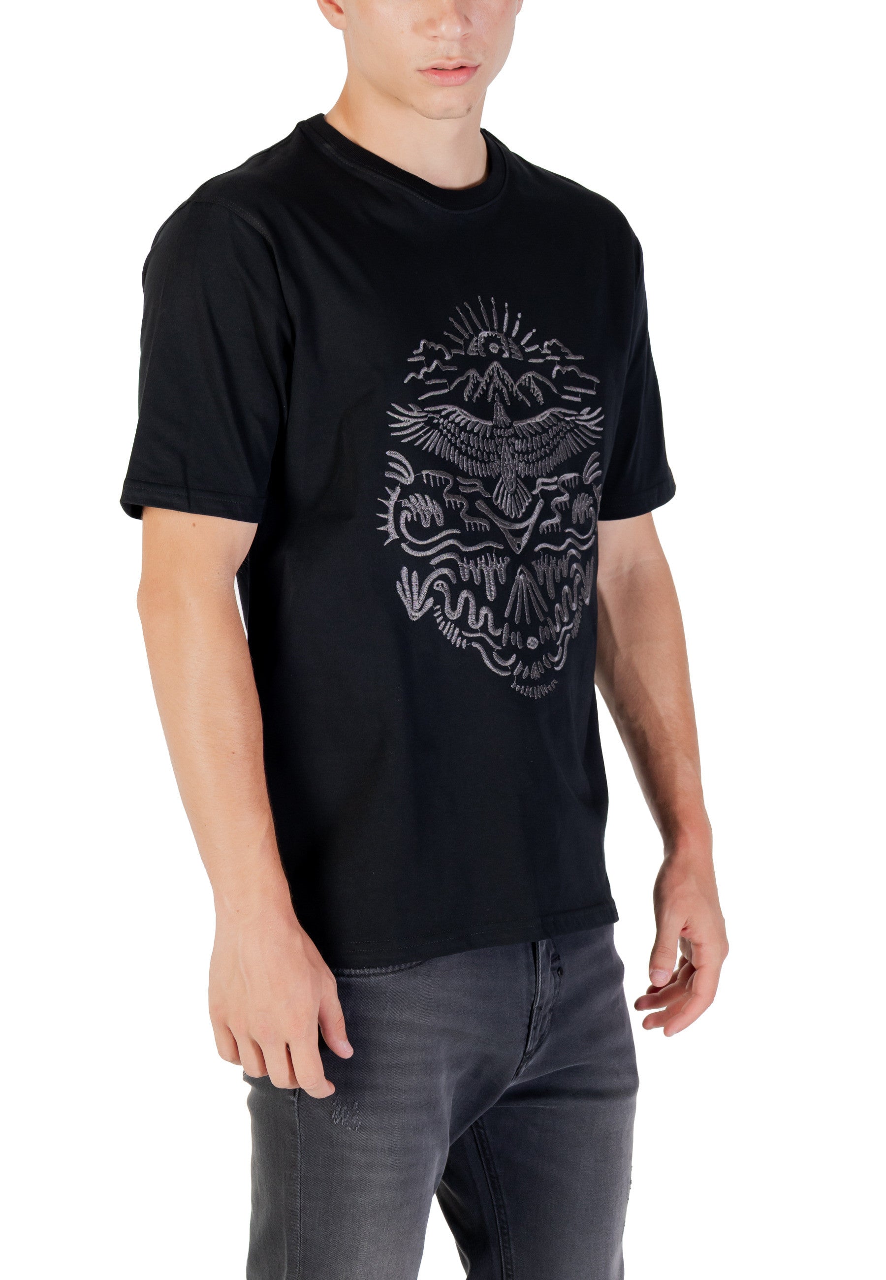 Gianni Lupo T-shirt homme — black