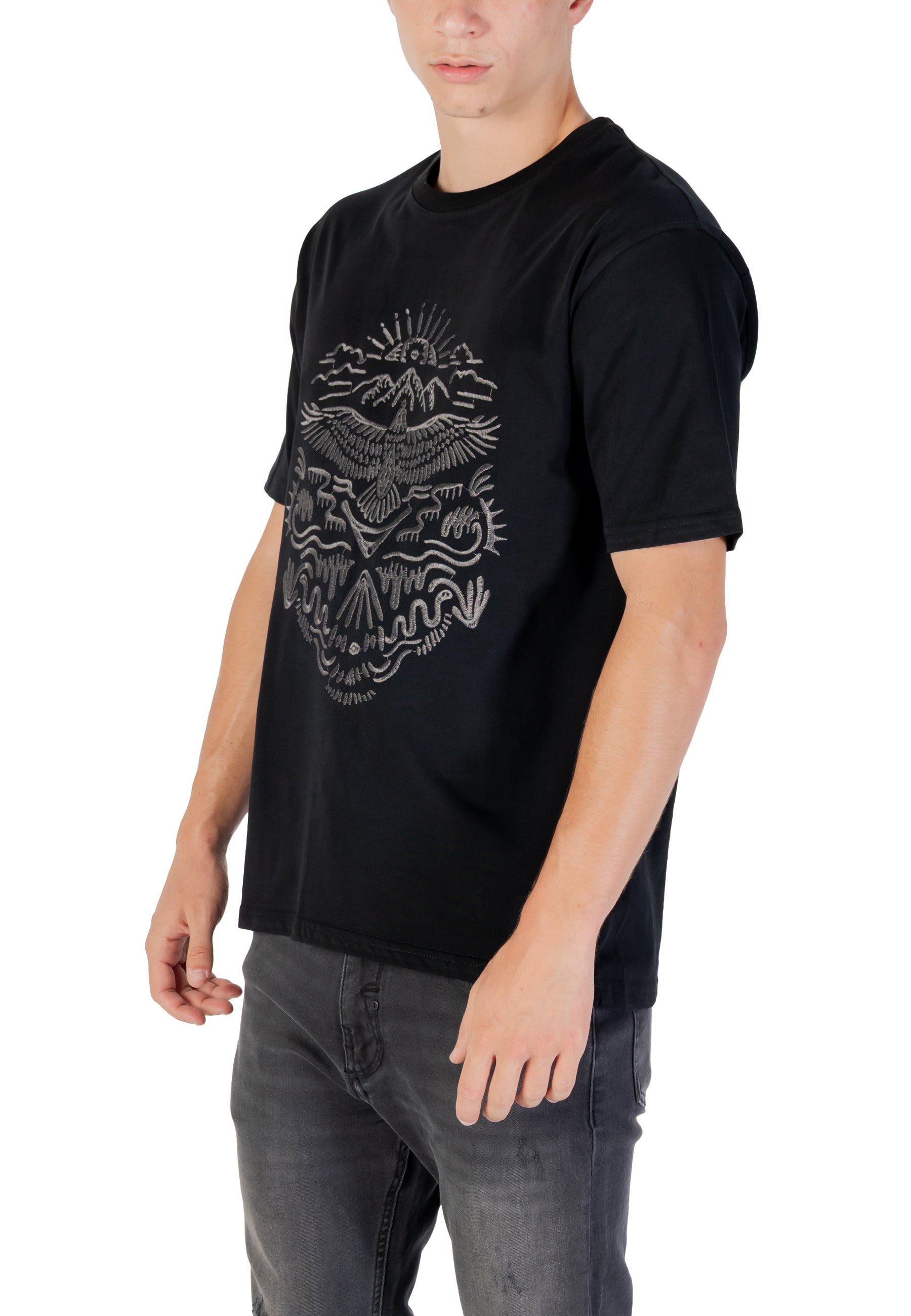 Gianni Lupo T-shirt homme — black