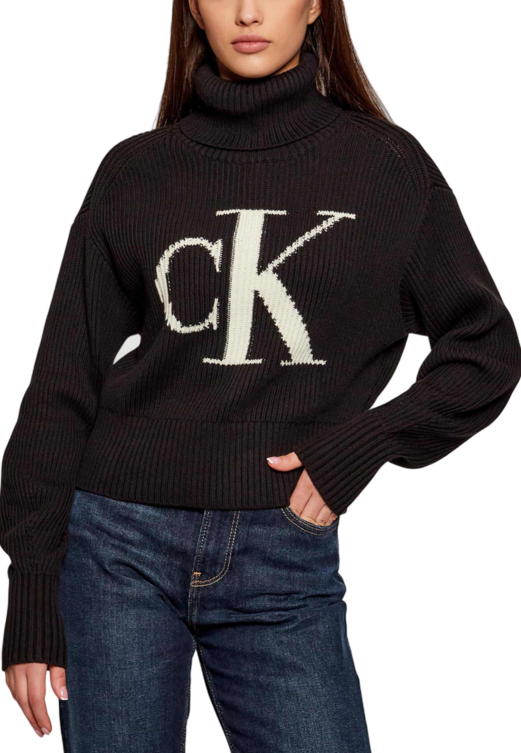 Calvin Klein Jeans Pull femme — black