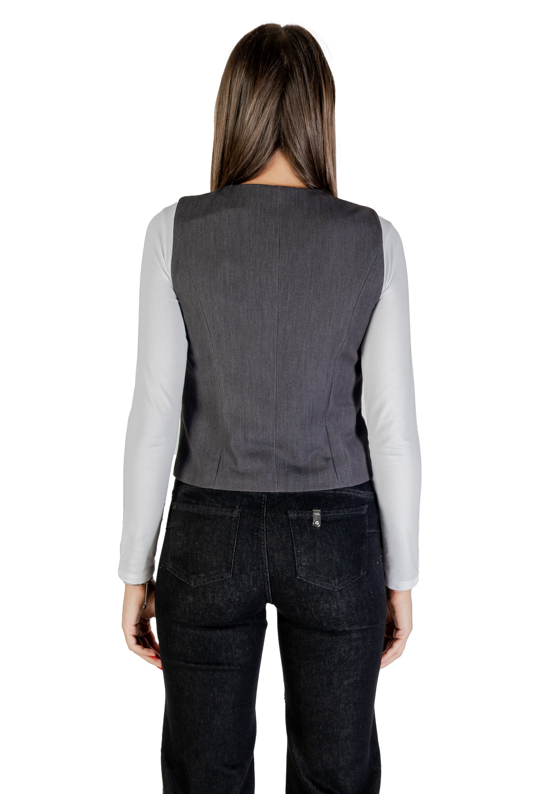 Only Vêtement femme Gilets — grey