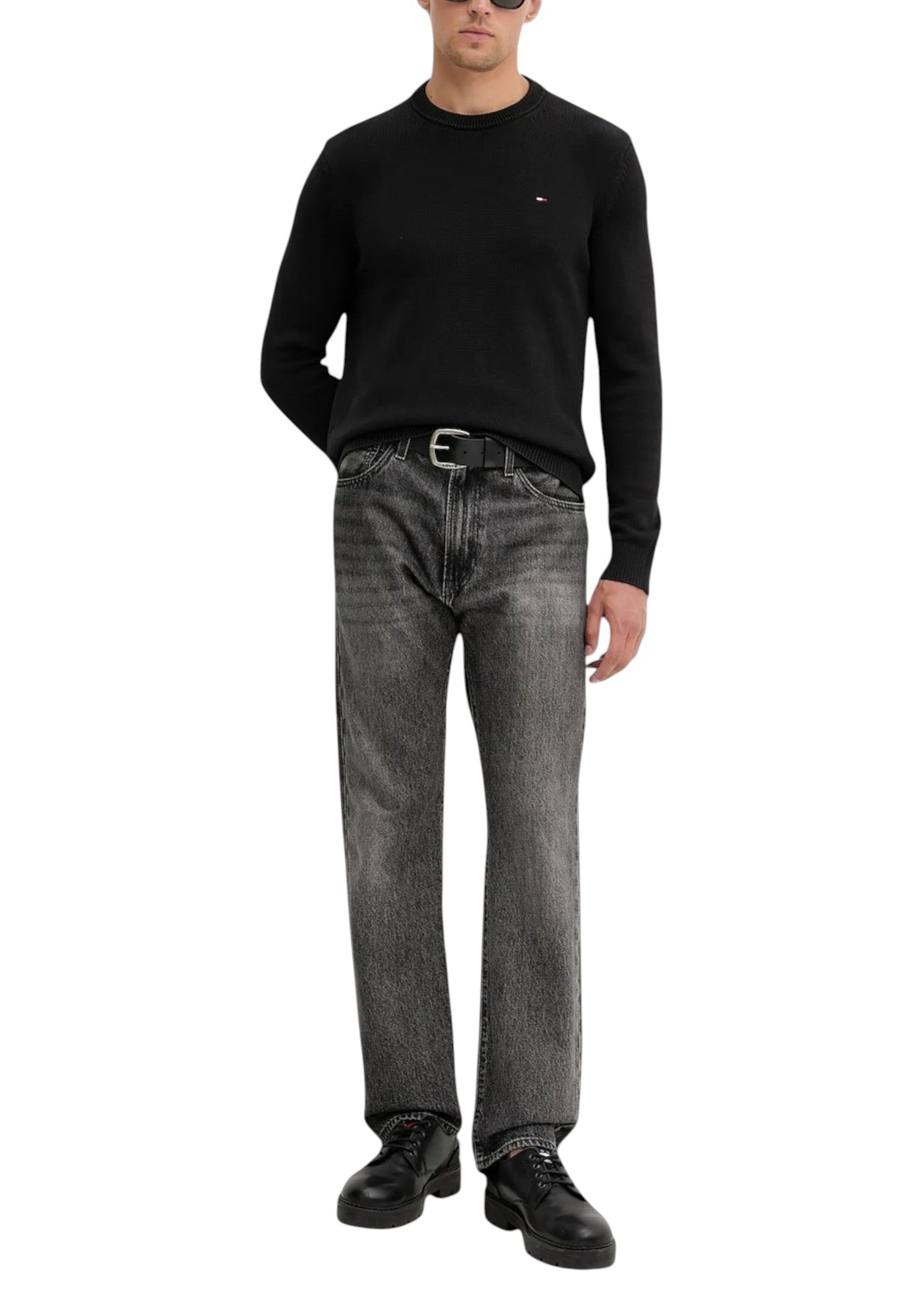 Tommy Hilfiger Jeans Pull homme — black