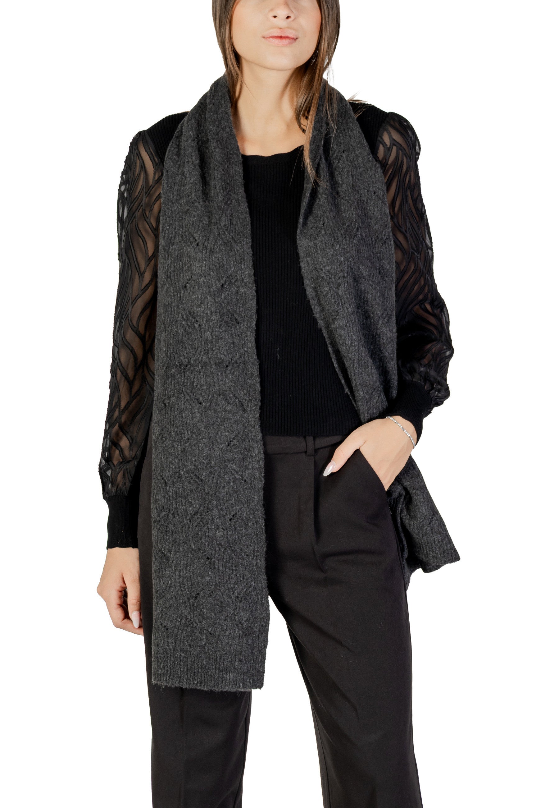 Only Accessoire femme Echarpes — grey