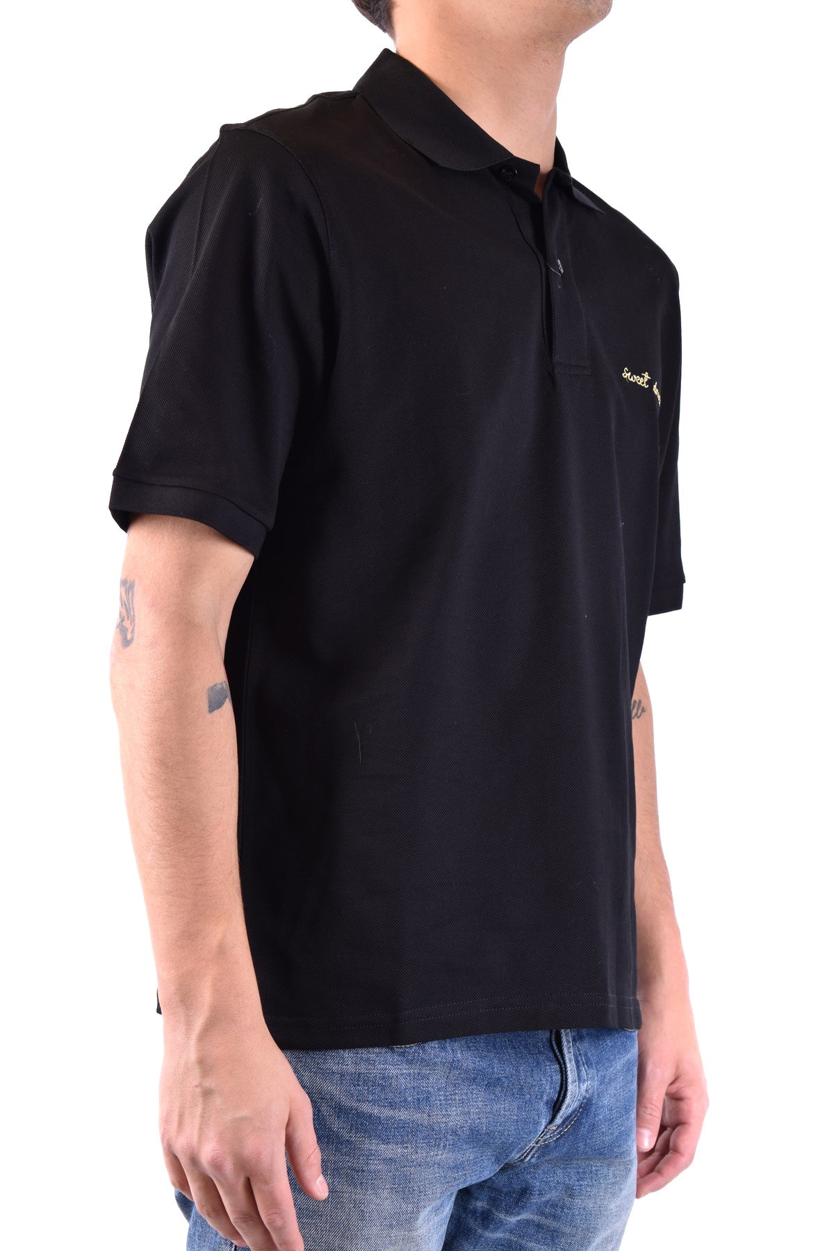 Saint Laurent Polo homme — black