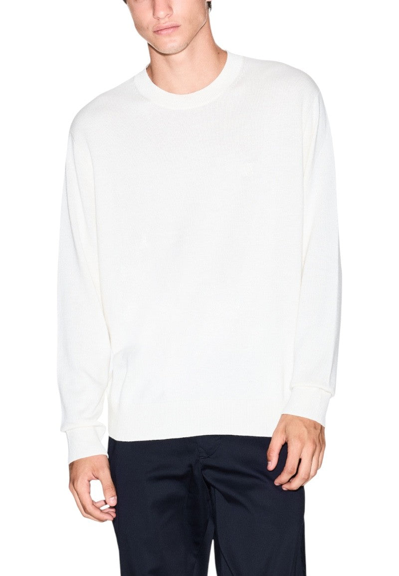 Armani Exchange Pull homme — white