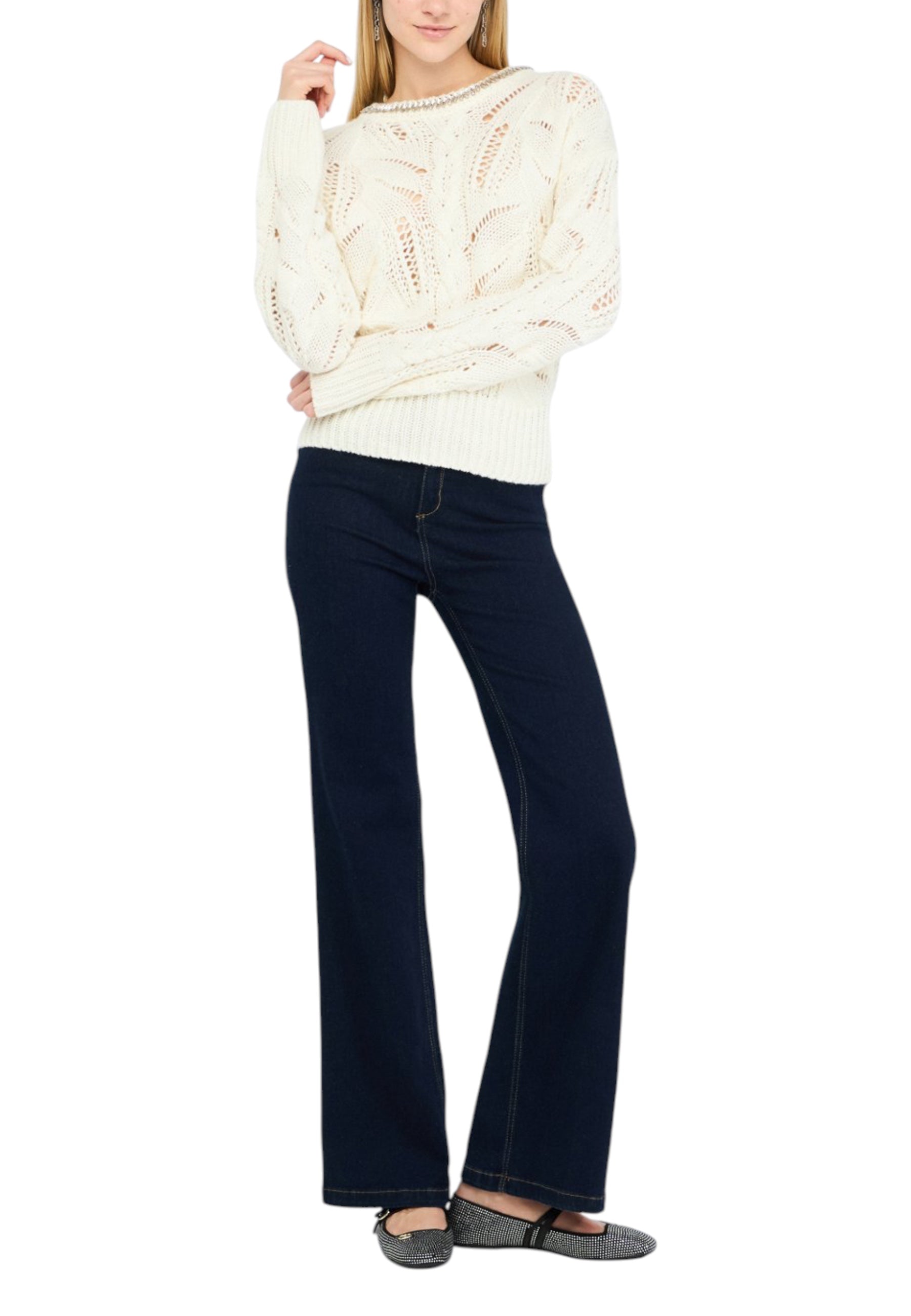Liu Jo Pull femme — white