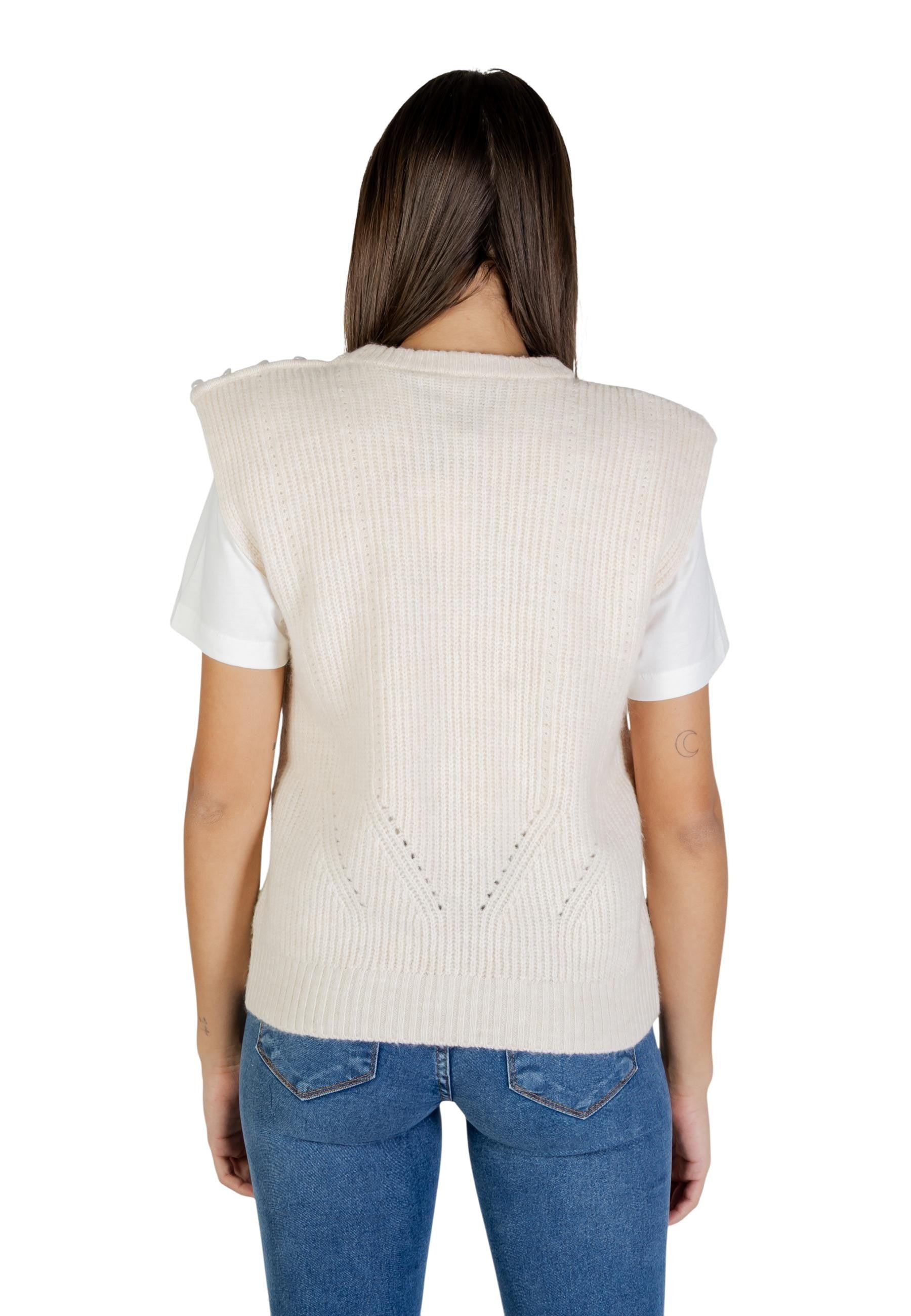 Ichi Vêtement femme Gilets — beige