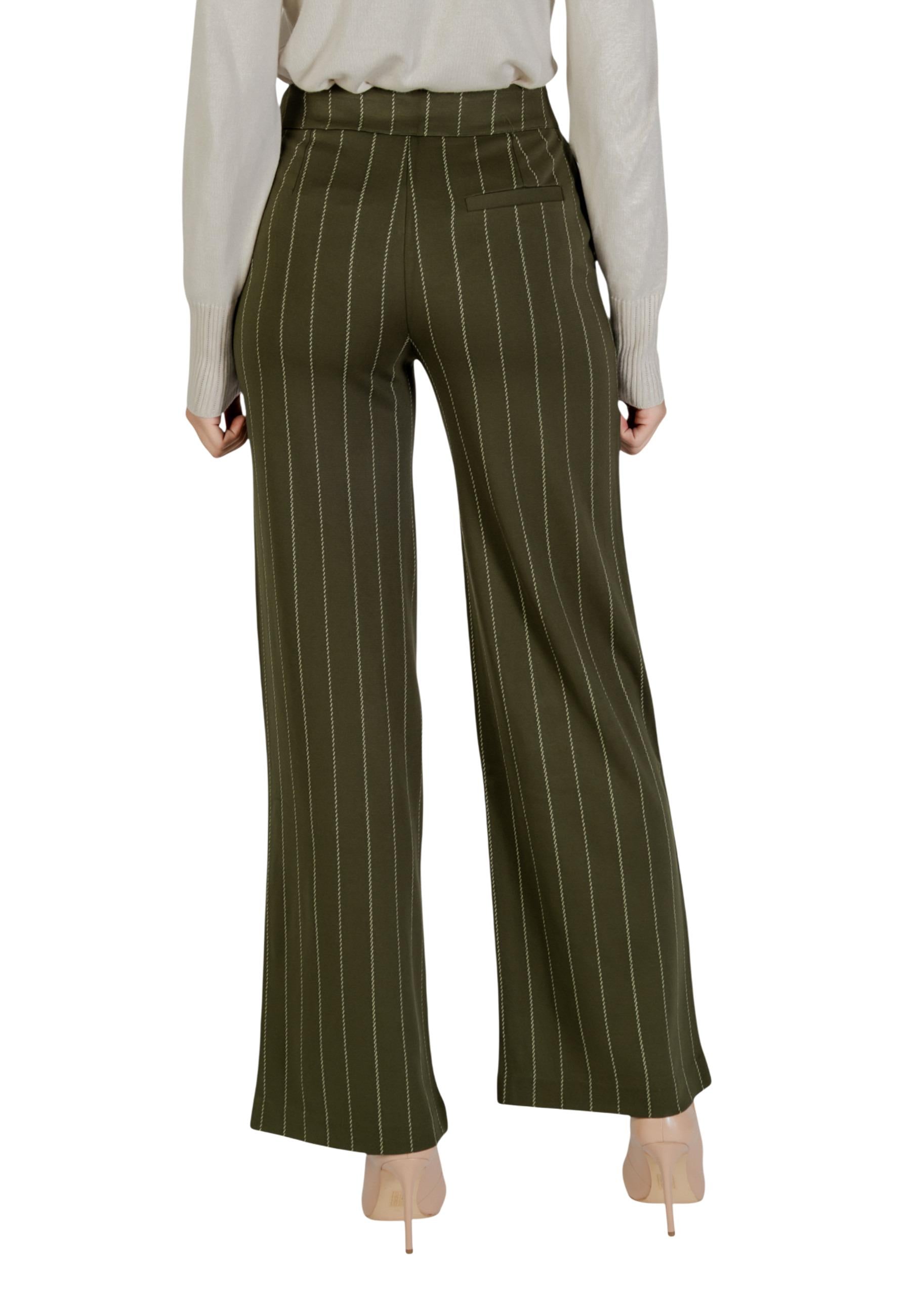 Ichi Pantalon femme Pantalons — green