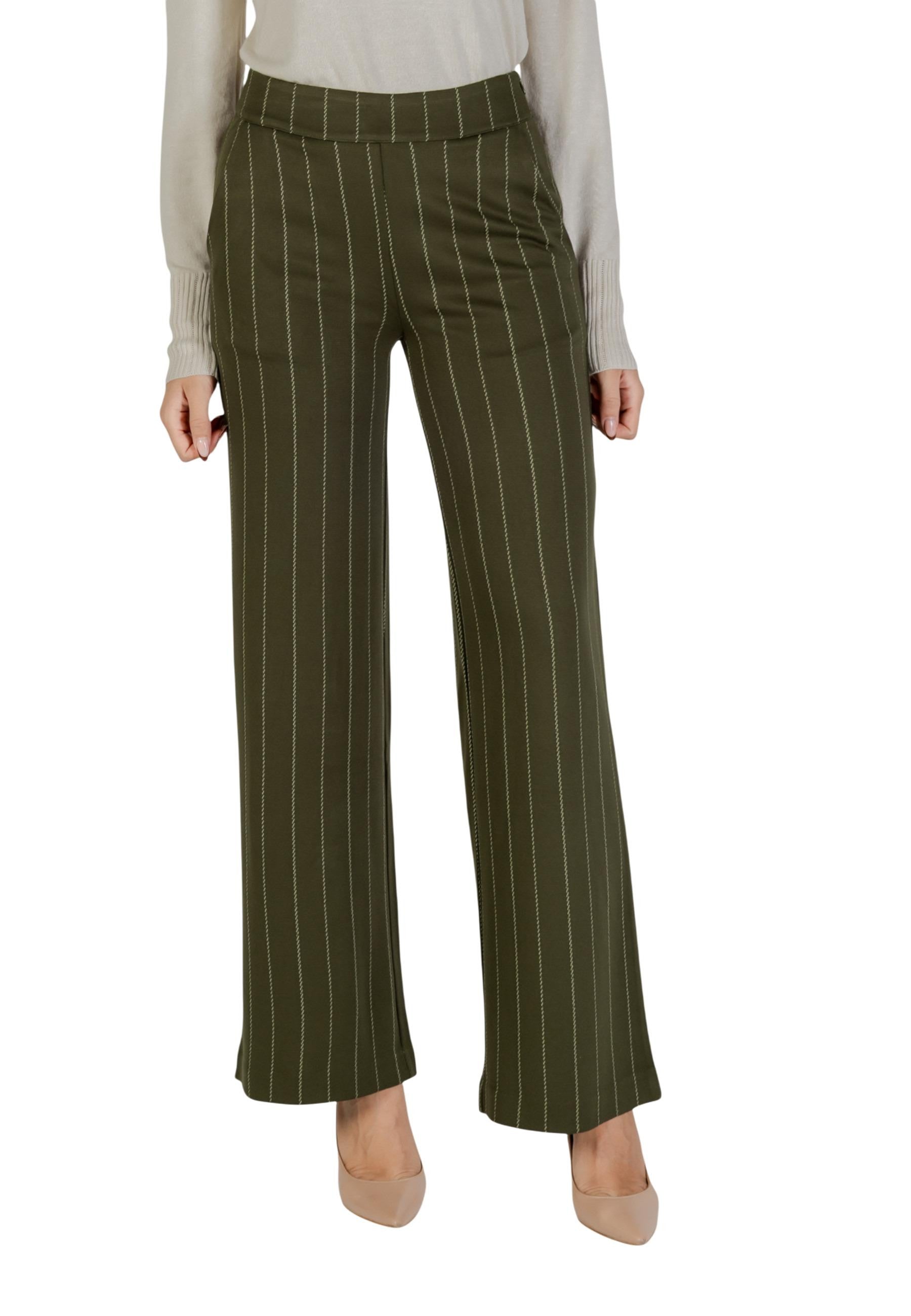 Ichi Pantalon femme Pantalons — green