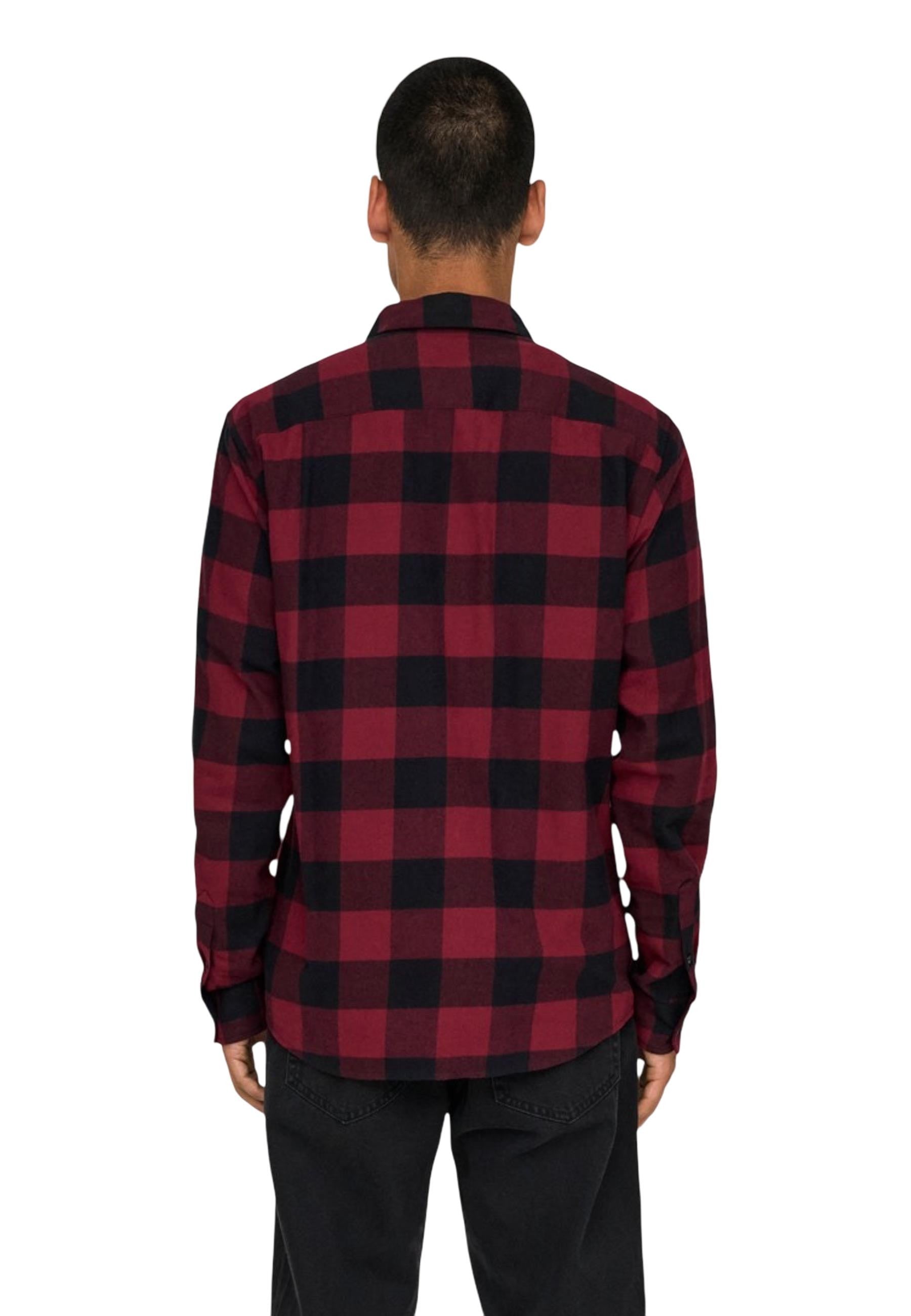 Only & Sons Chemise homme Chemises — red