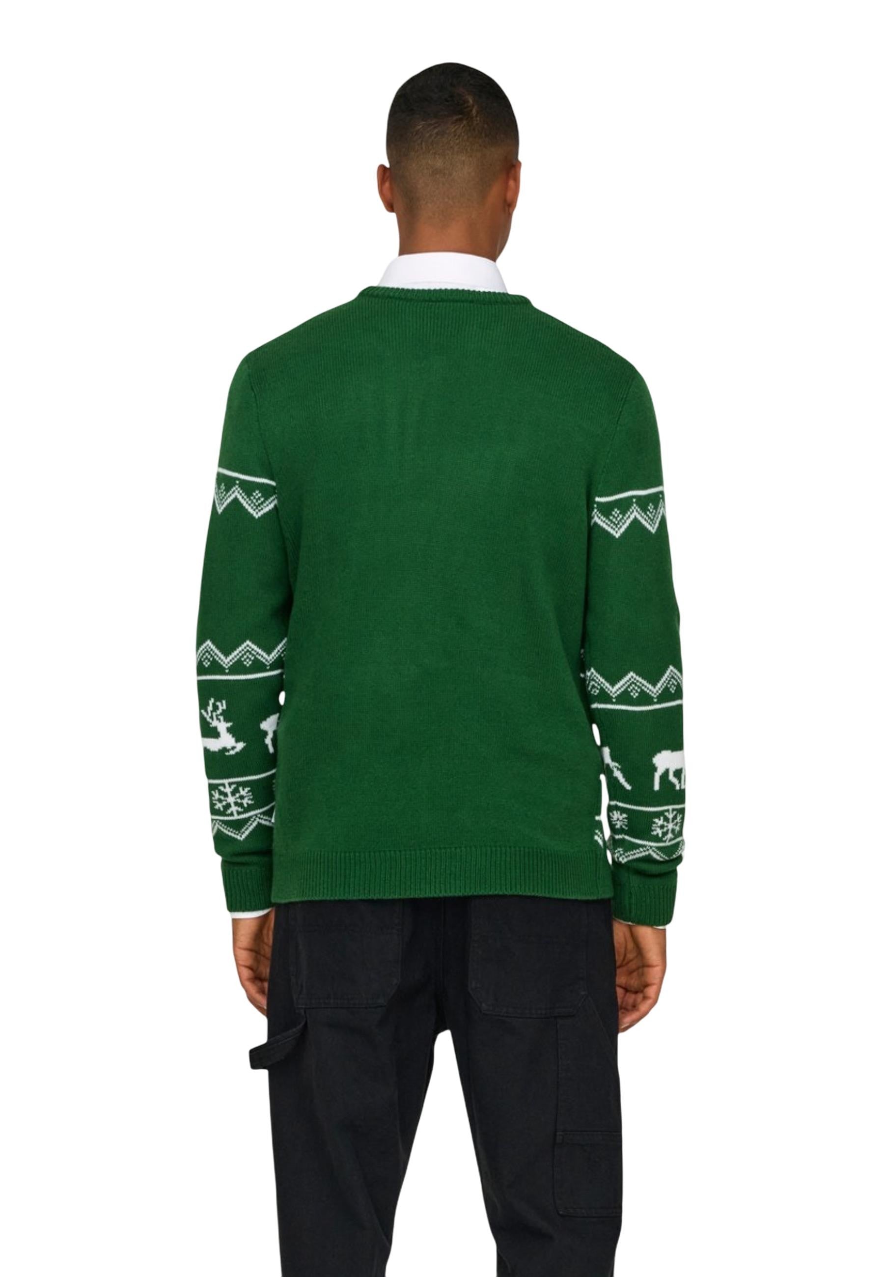 Only & Sons Pull homme — green