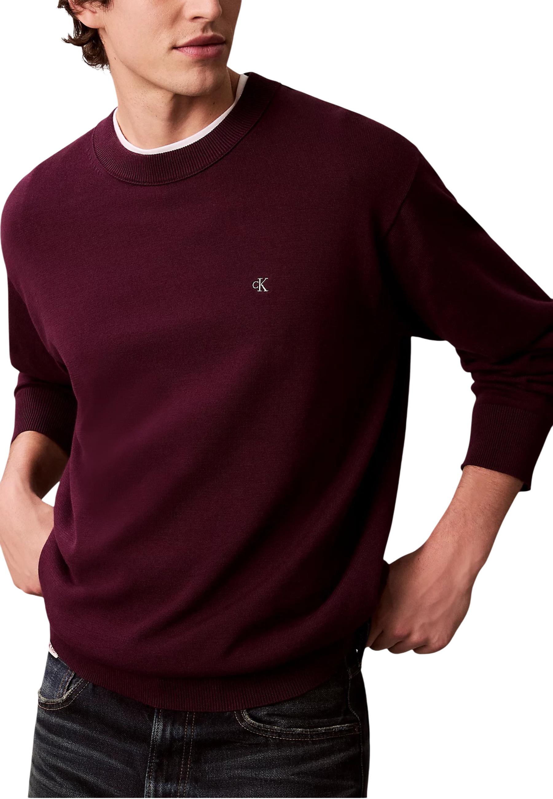 Calvin Klein Jeans Pull homme — purple