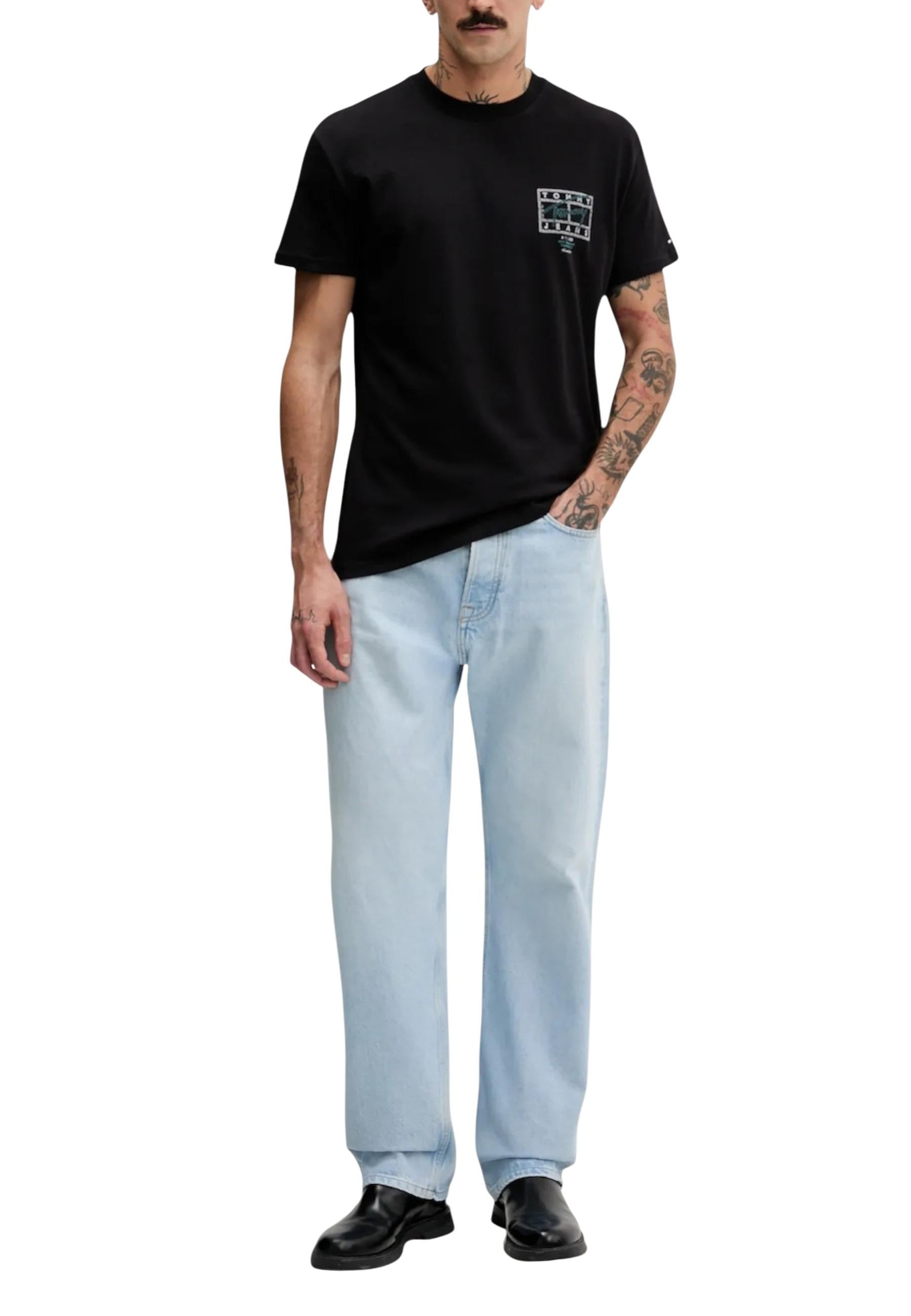 Tommy Hilfiger Jeans T-shirt homme — black