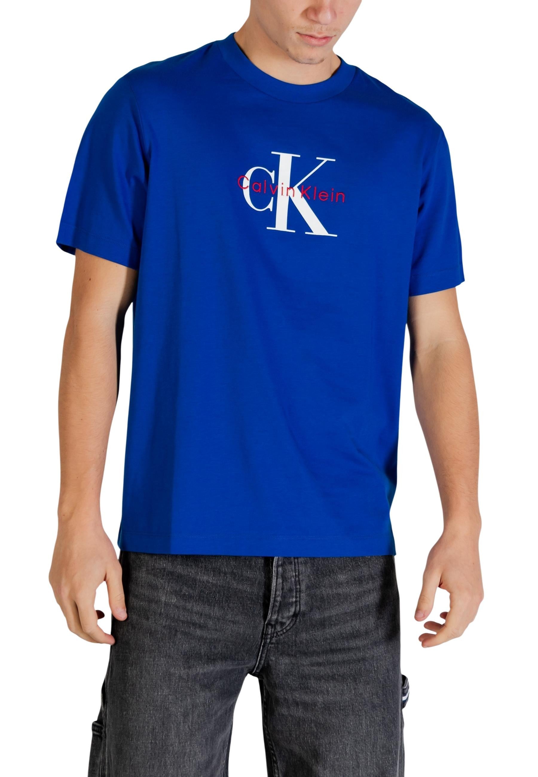 Calvin Klein Jeans T-shirt homme — blue