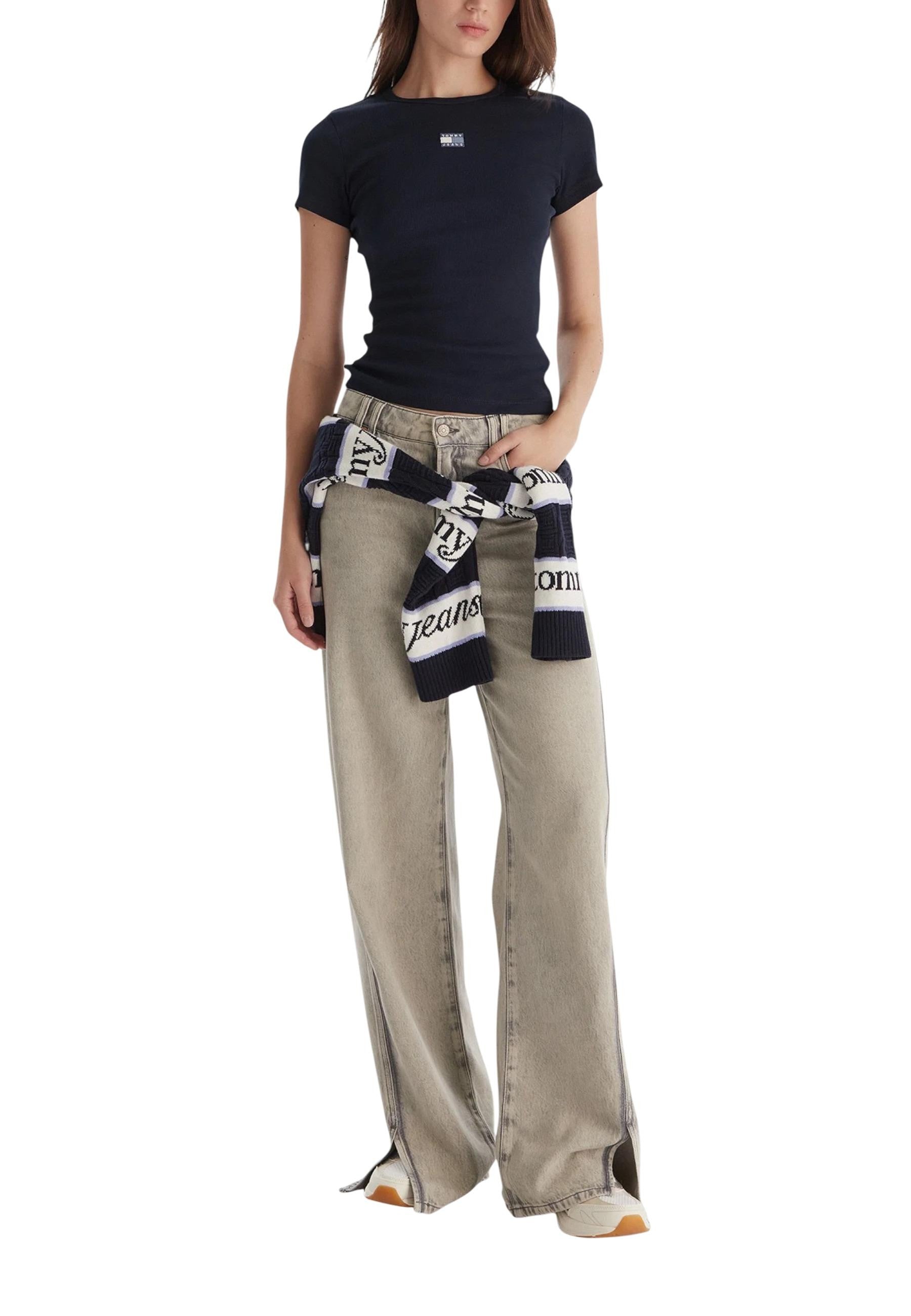 Tommy Hilfiger Jeans T-shirt femme — blue