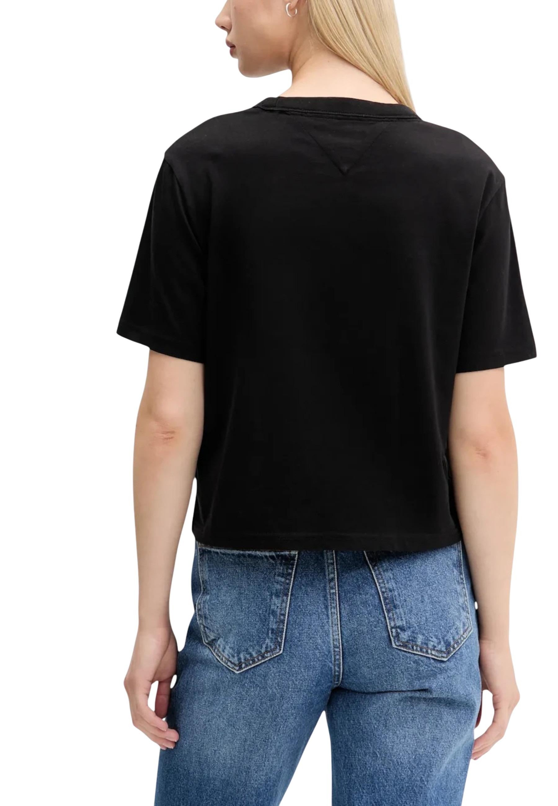 Tommy Hilfiger Jeans T-shirt femme — black