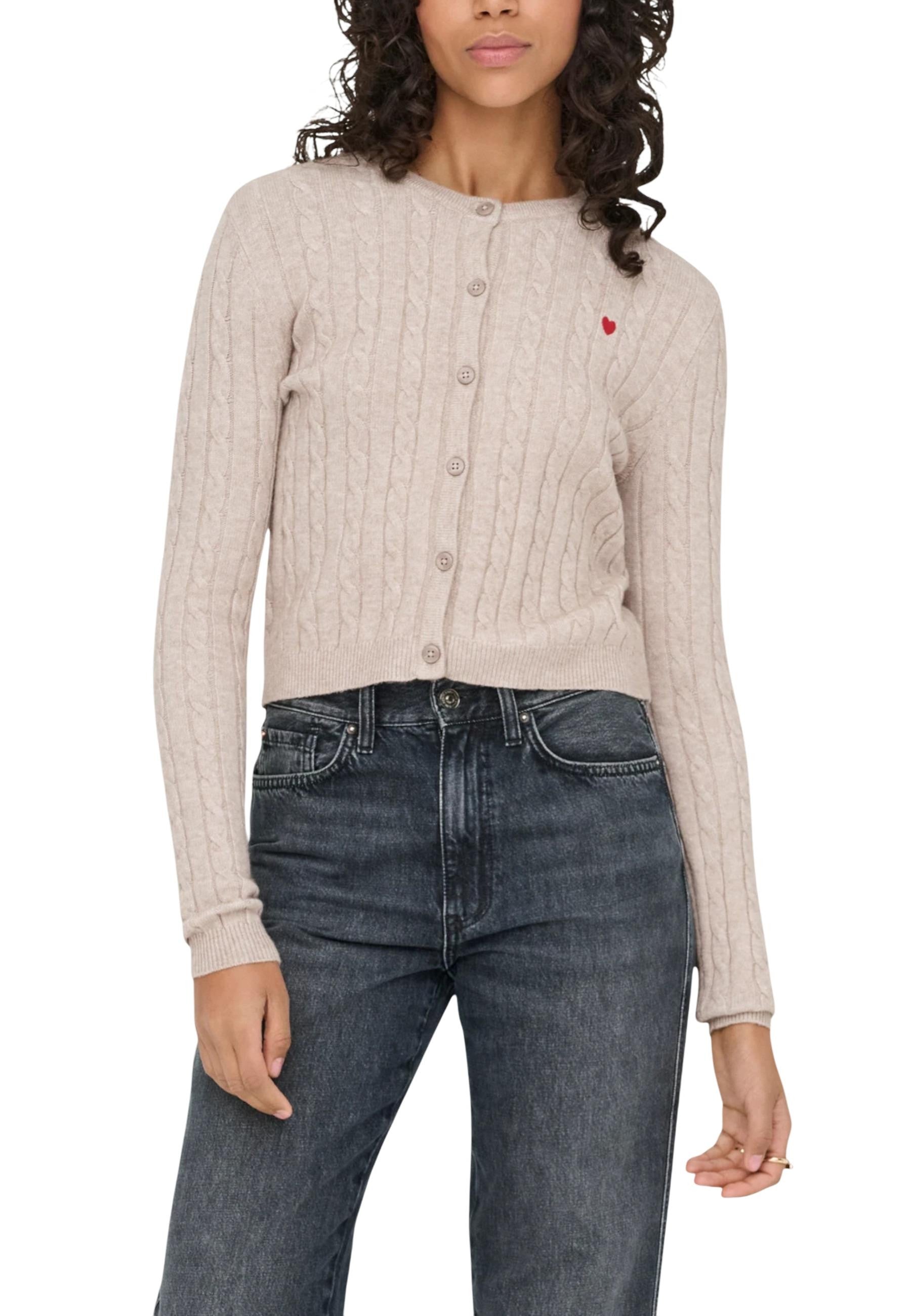 Only Vêtement femme Cardigans — beige