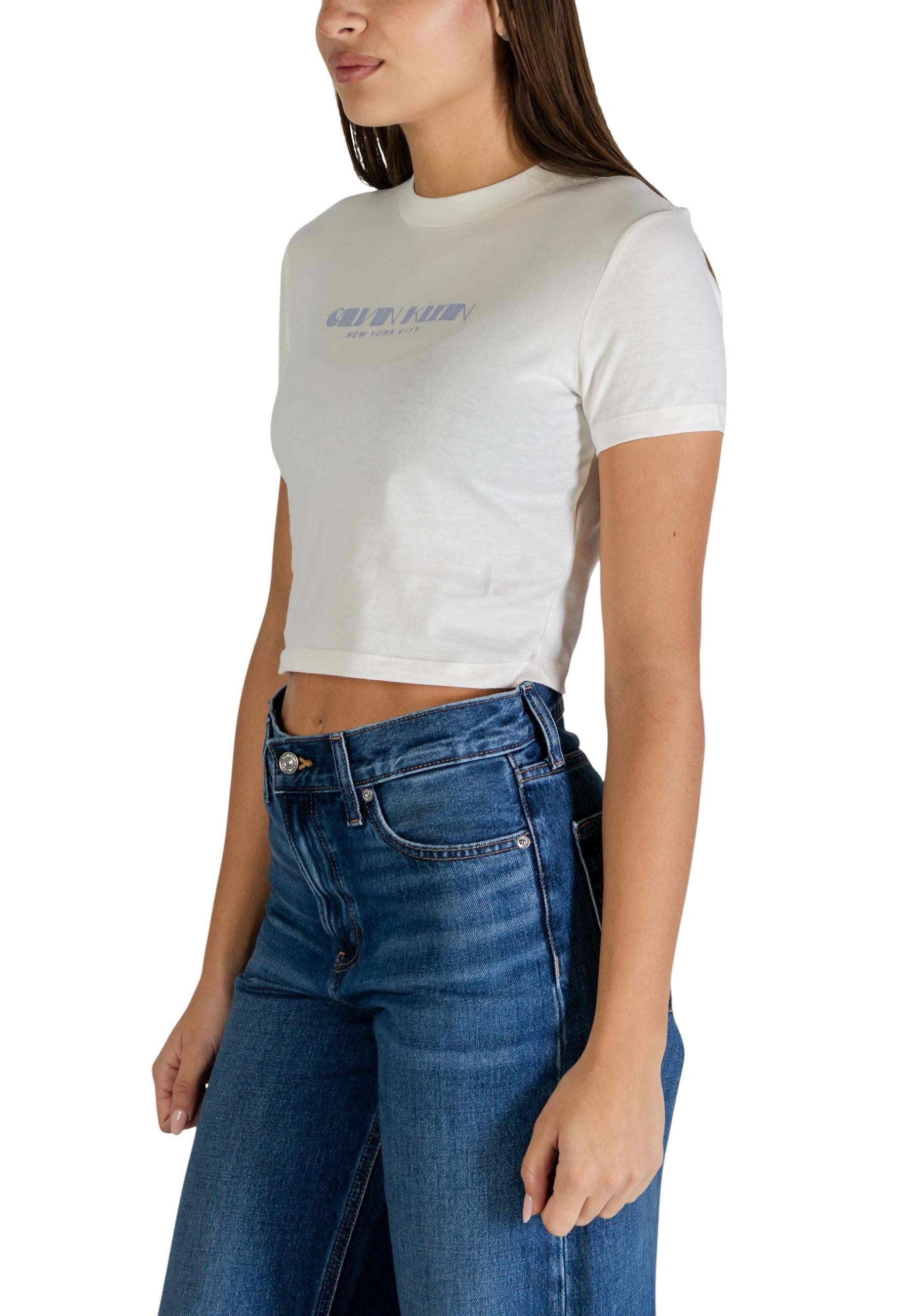 Calvin Klein Jeans T-shirt femme — white