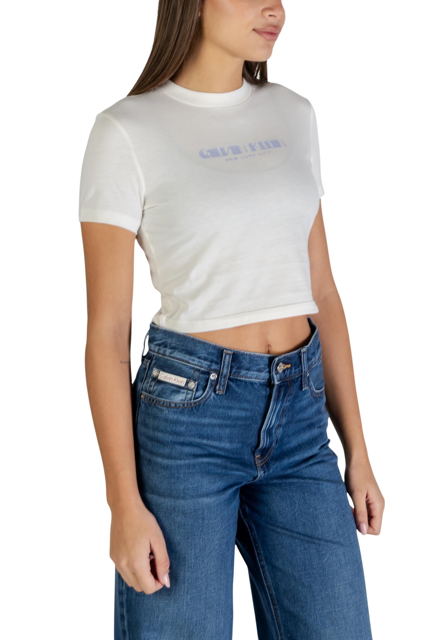 Calvin Klein Jeans T-shirt femme — white