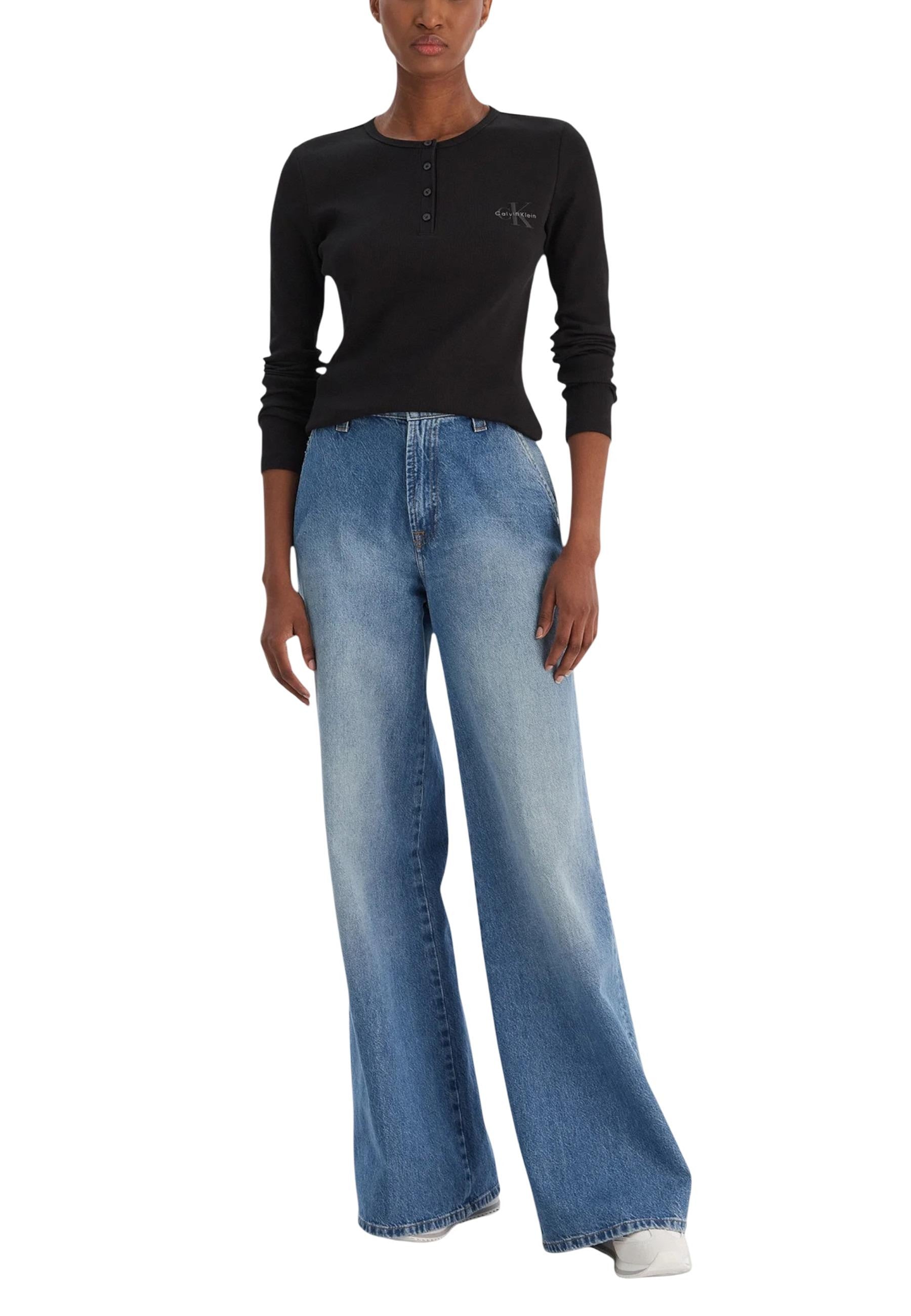 Calvin Klein Jeans Pull femme — black