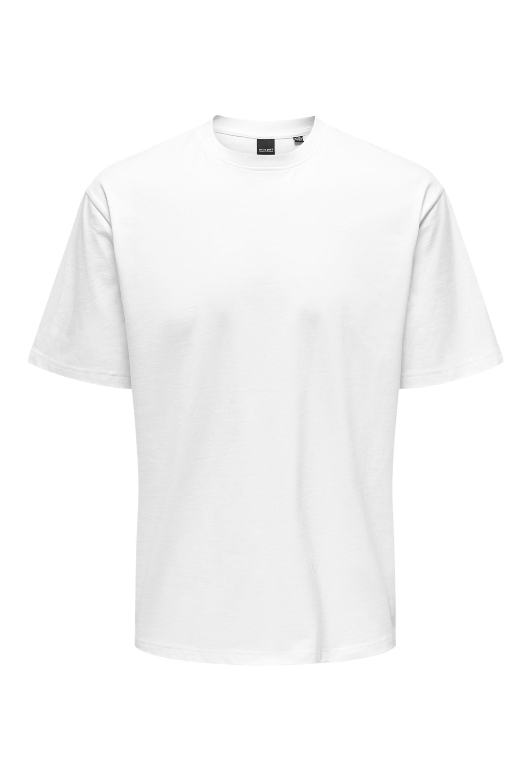 Only & Sons T-shirt homme — white