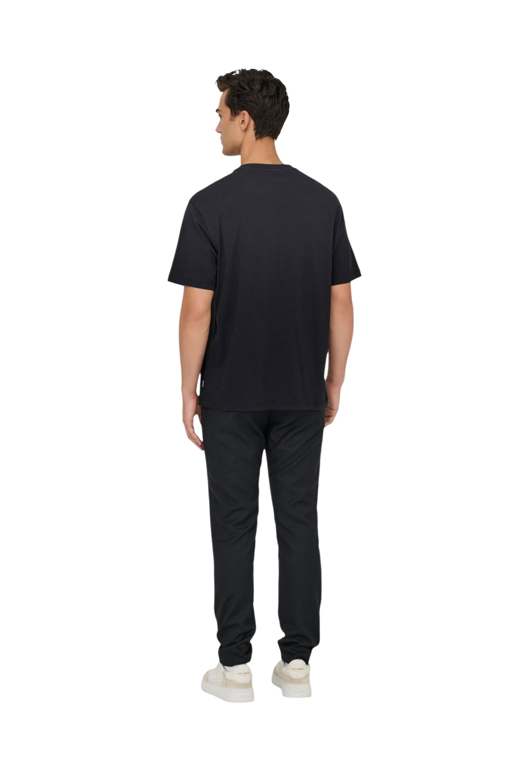Only & Sons T-shirt homme — black