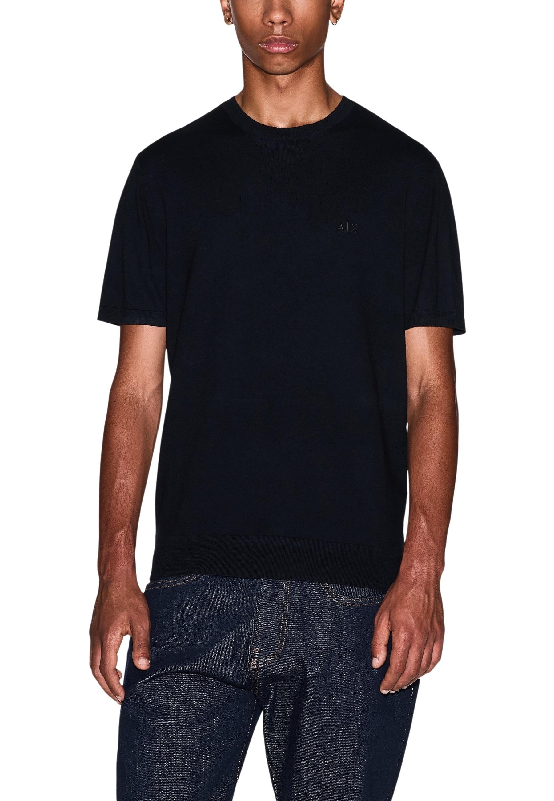 Armani Exchange T-shirt homme — black