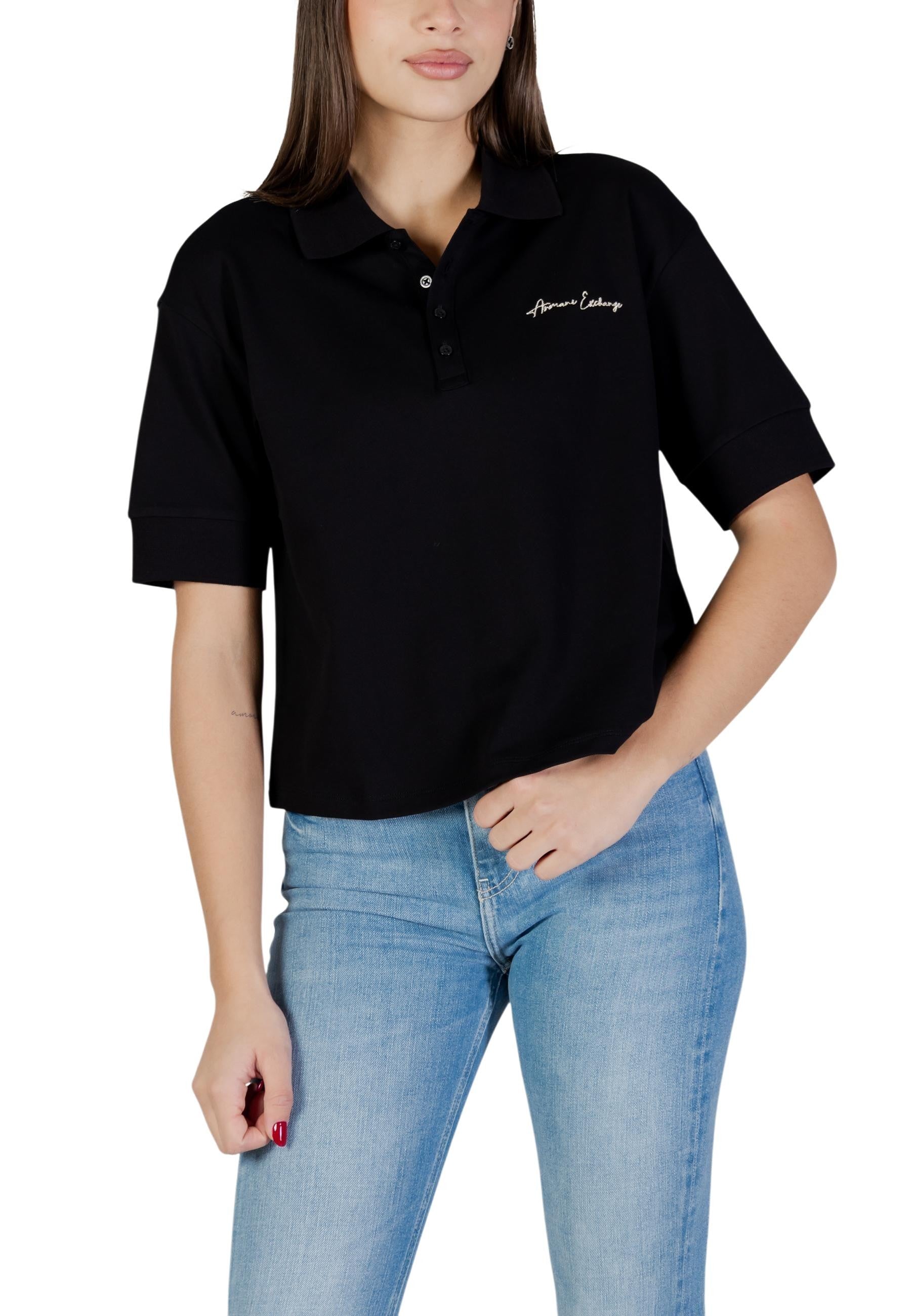 Armani Exchange T-shirt femme — black