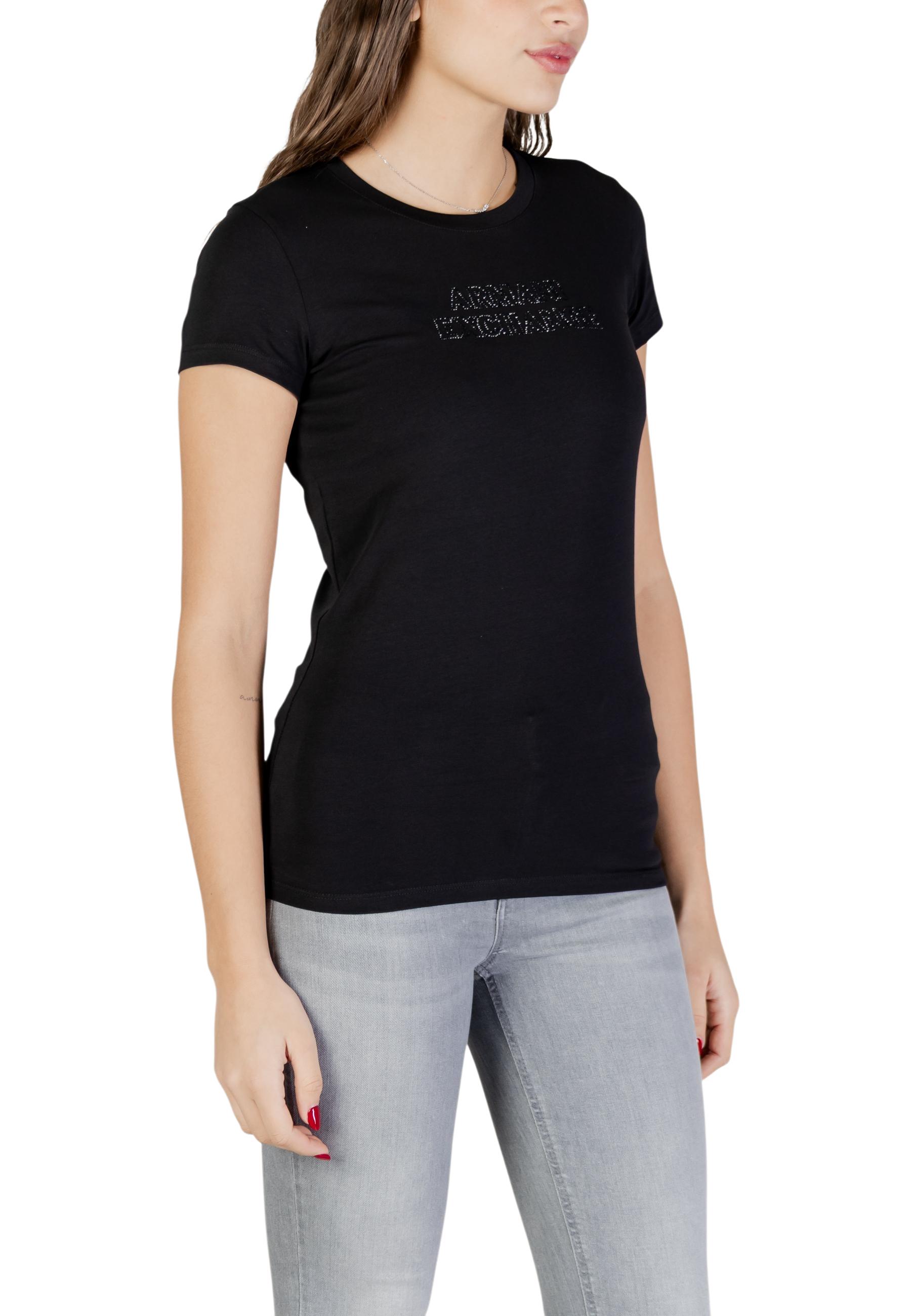 Armani Exchange T-shirt femme — black