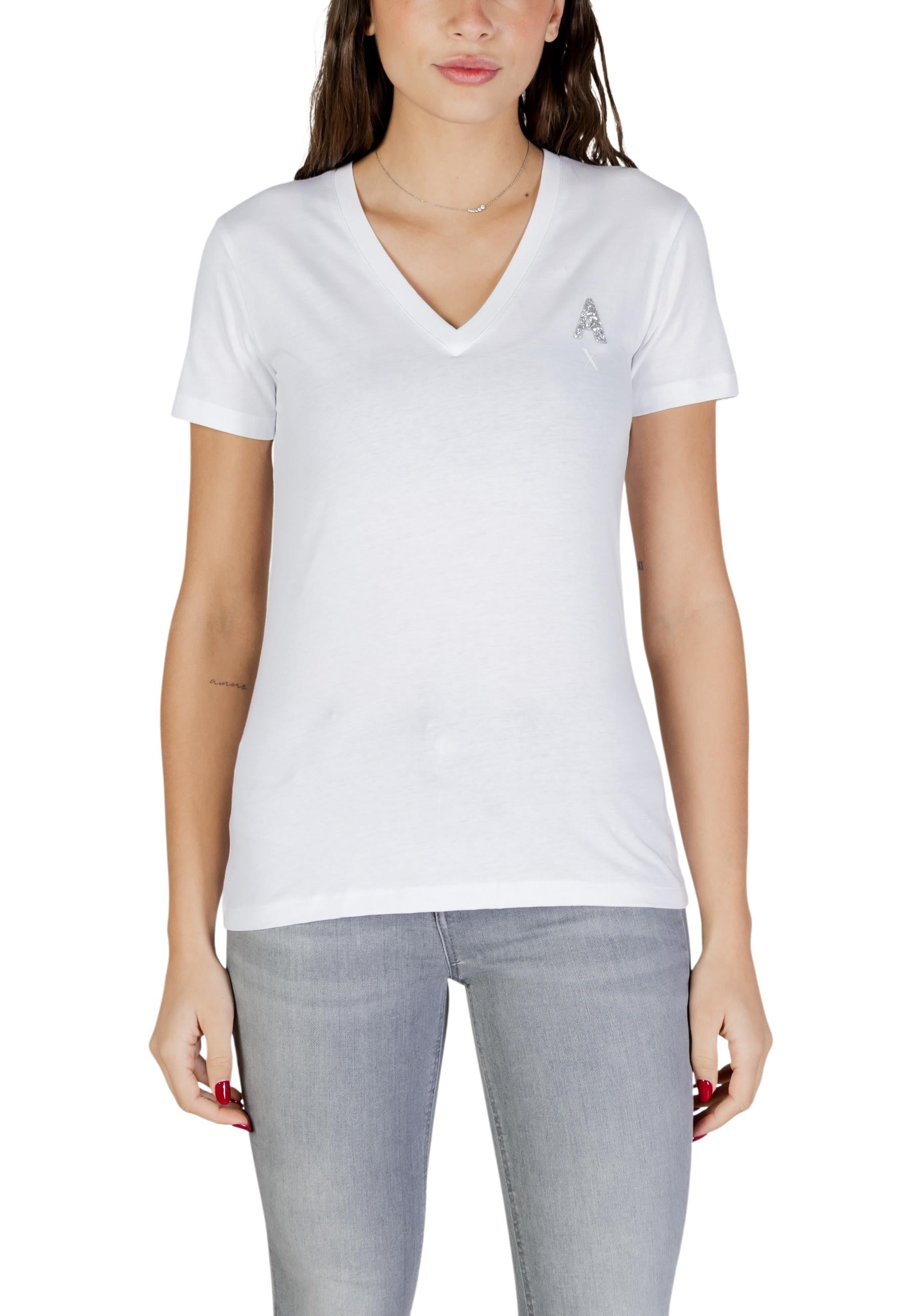 Armani Exchange T-shirt femme — white
