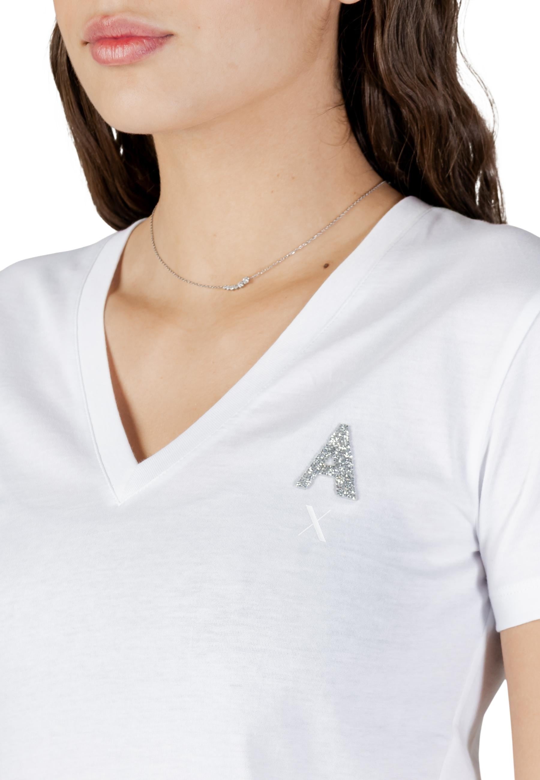 Armani Exchange T-shirt femme — white