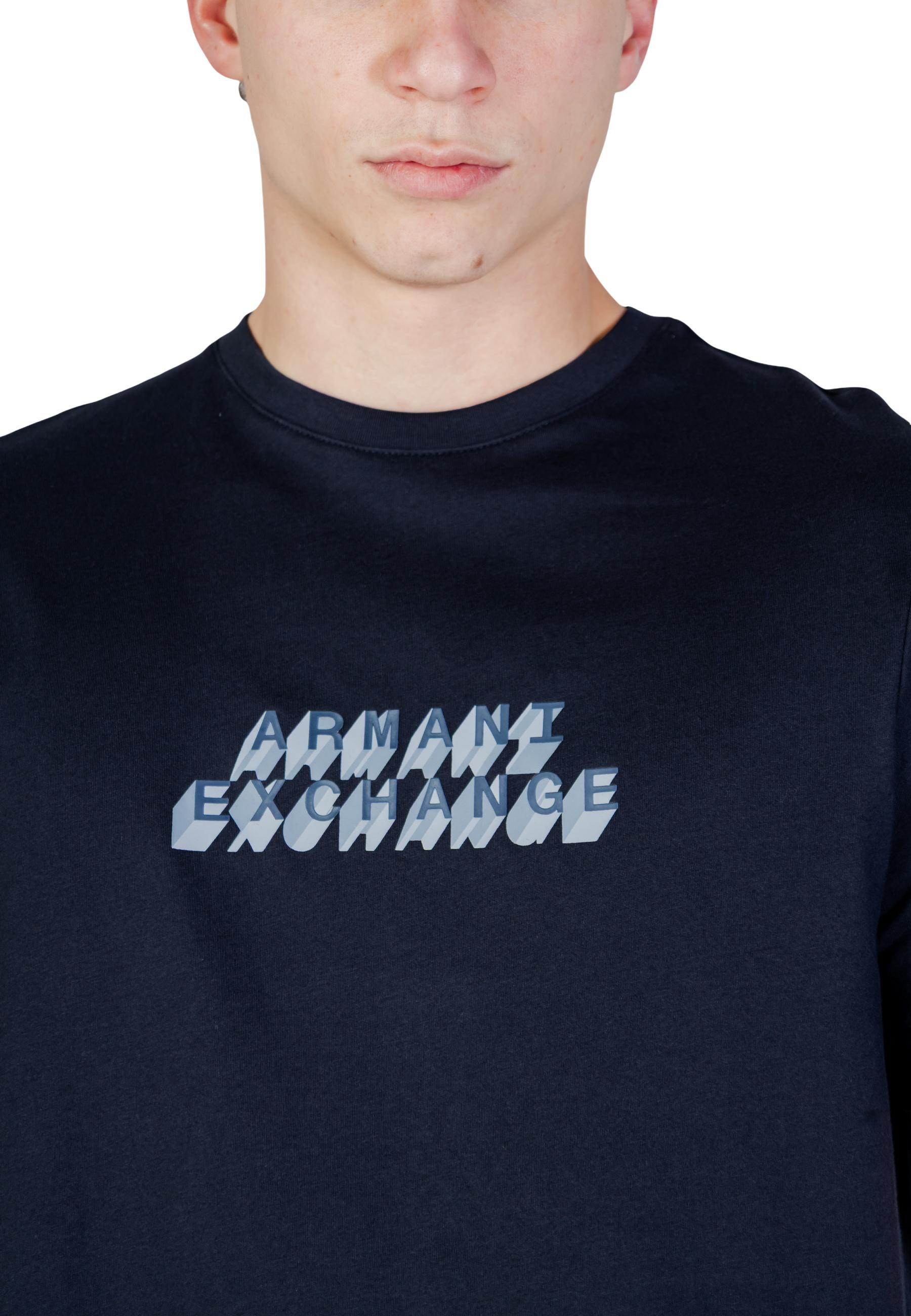 Armani Exchange T-shirt homme — blue