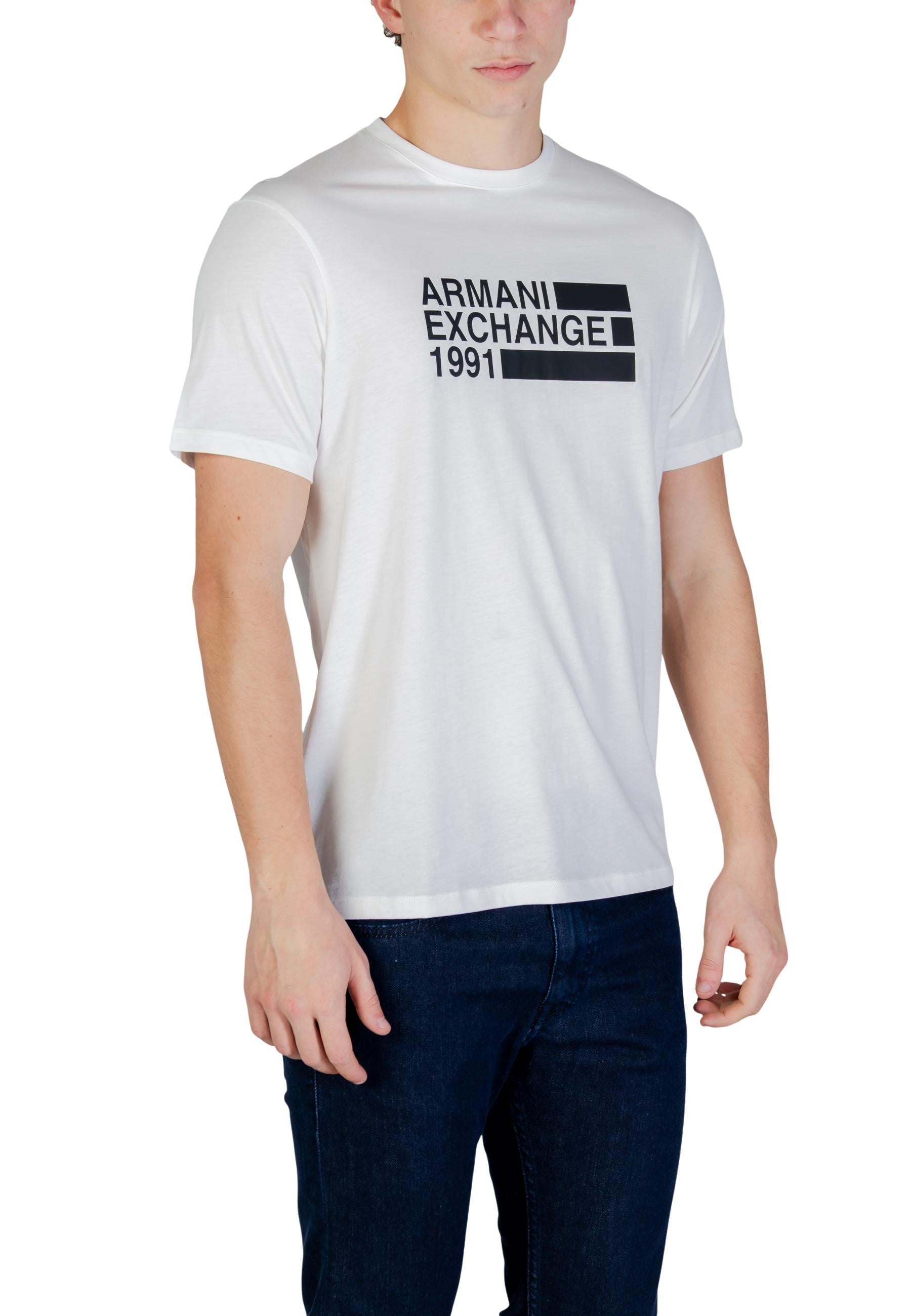 Armani Exchange T-shirt homme — white