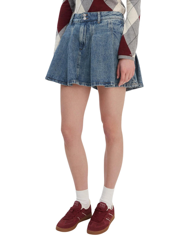 Tommy Hilfiger Jeans Jean femme Jupes — blue