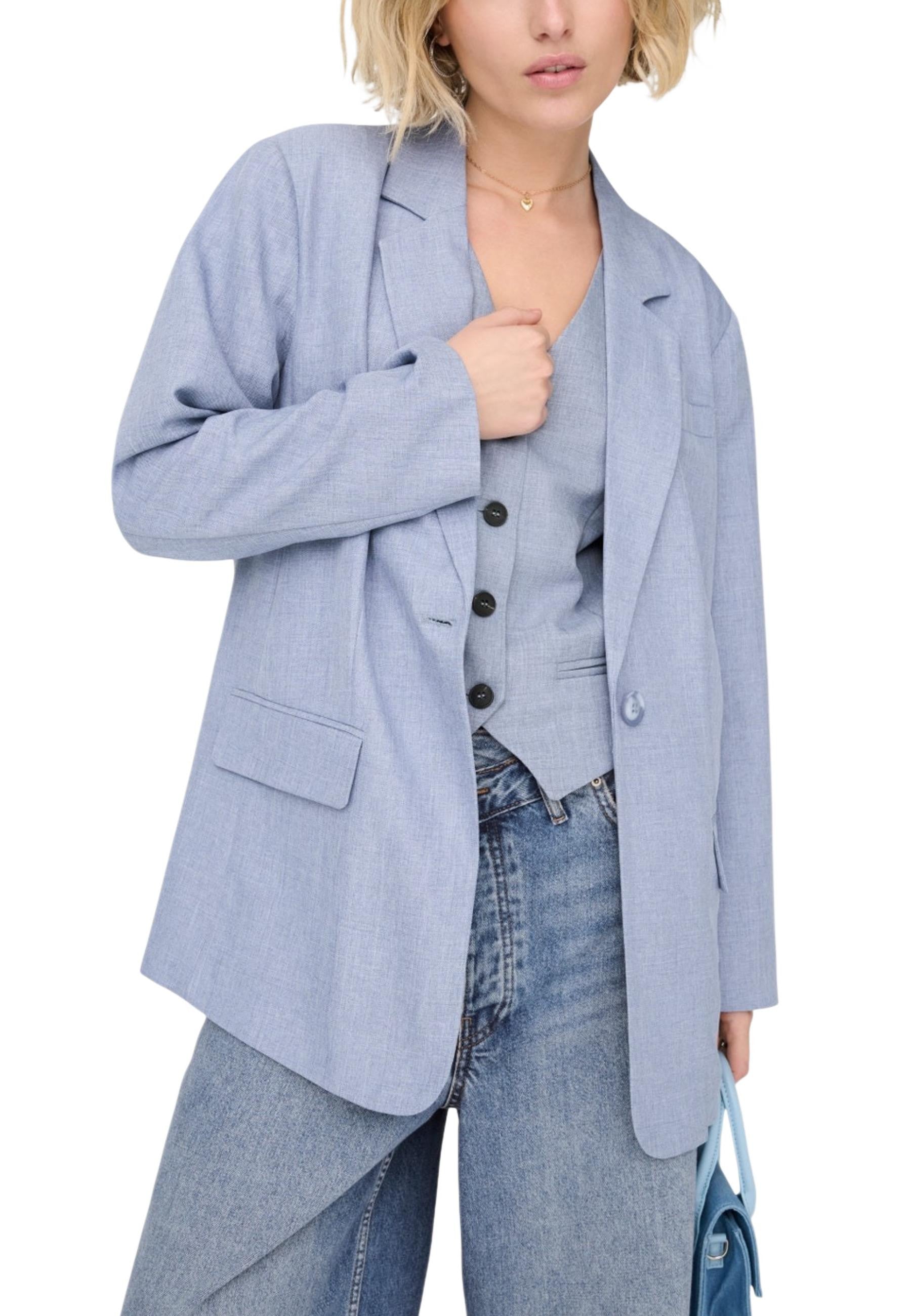 Only Vêtement femme Jaquettes — light blue