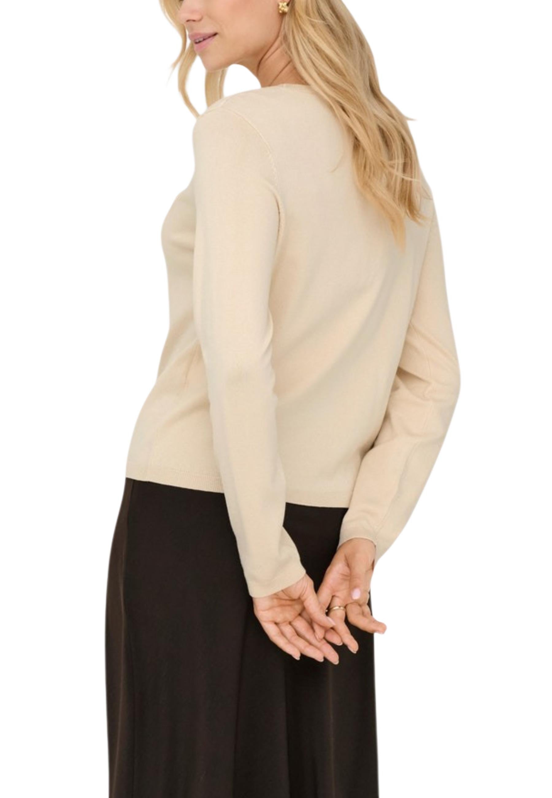Jacqueline De Yong Pull femme — beige
