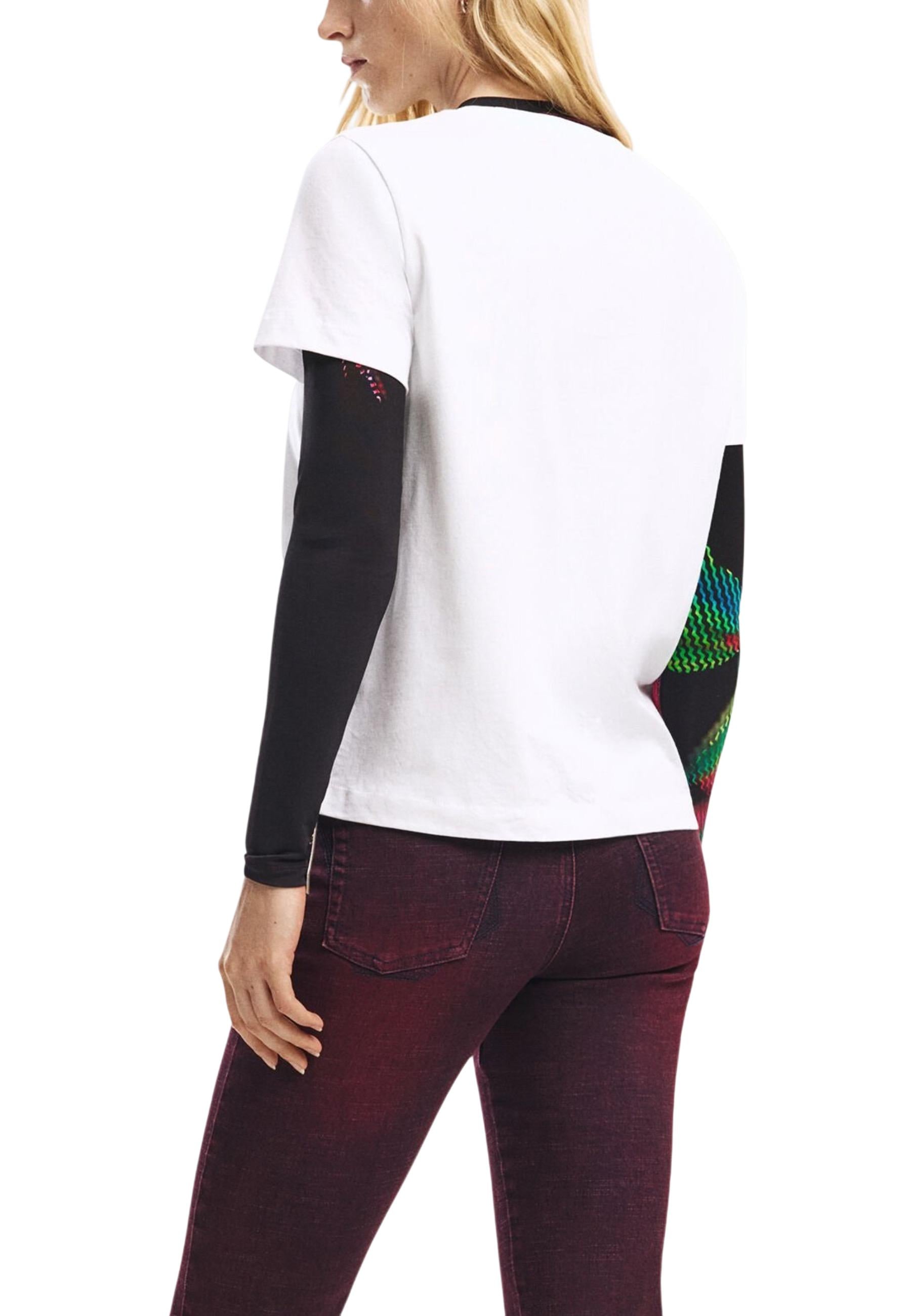 Desigual T-shirt femme — white