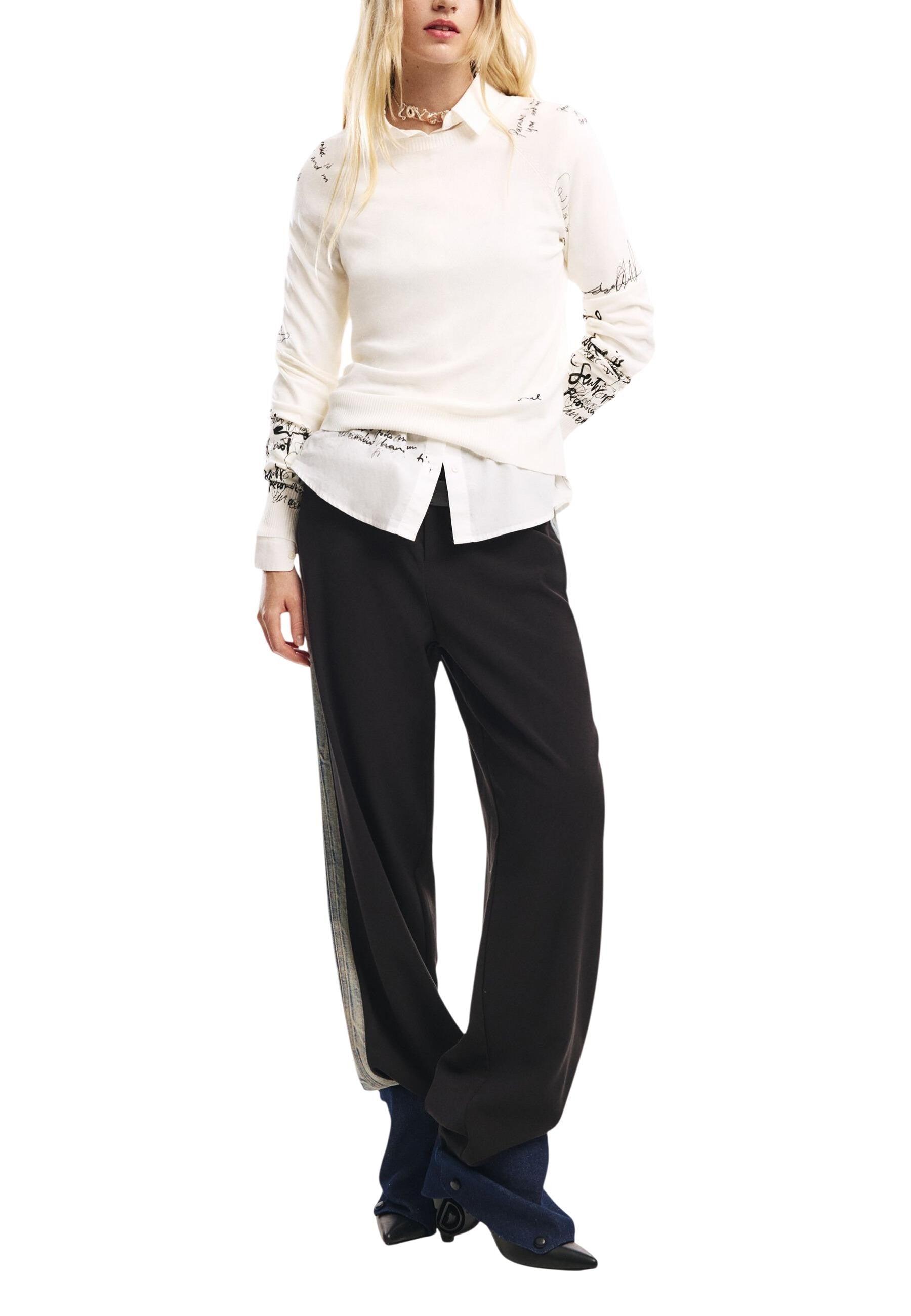 Desigual Pantalon femme Pantalons — black