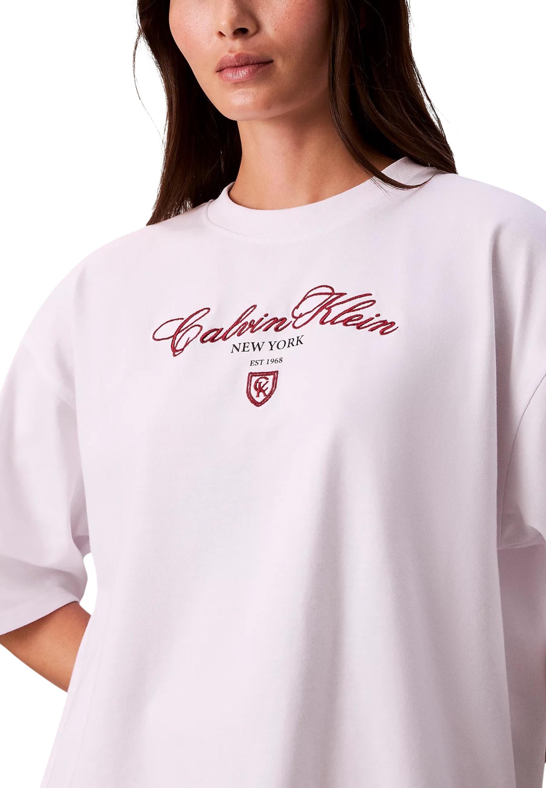 Calvin Klein Jeans T-shirt femme — white