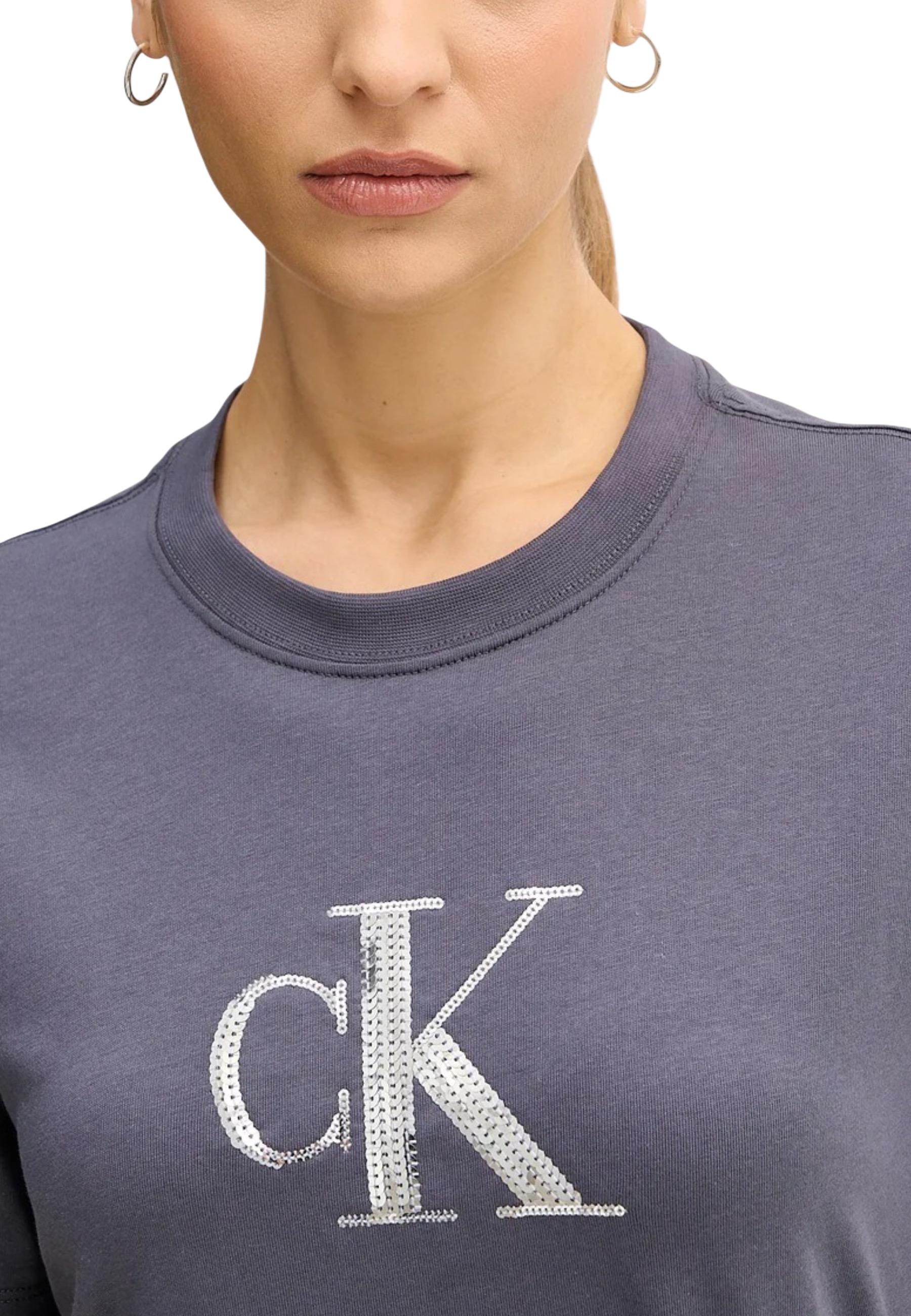 Calvin Klein Jeans T-shirt femme — grey