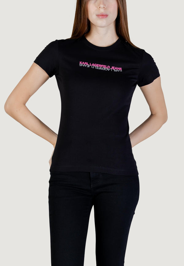 Karl Lagerfeld Jeans T-shirt femme — black